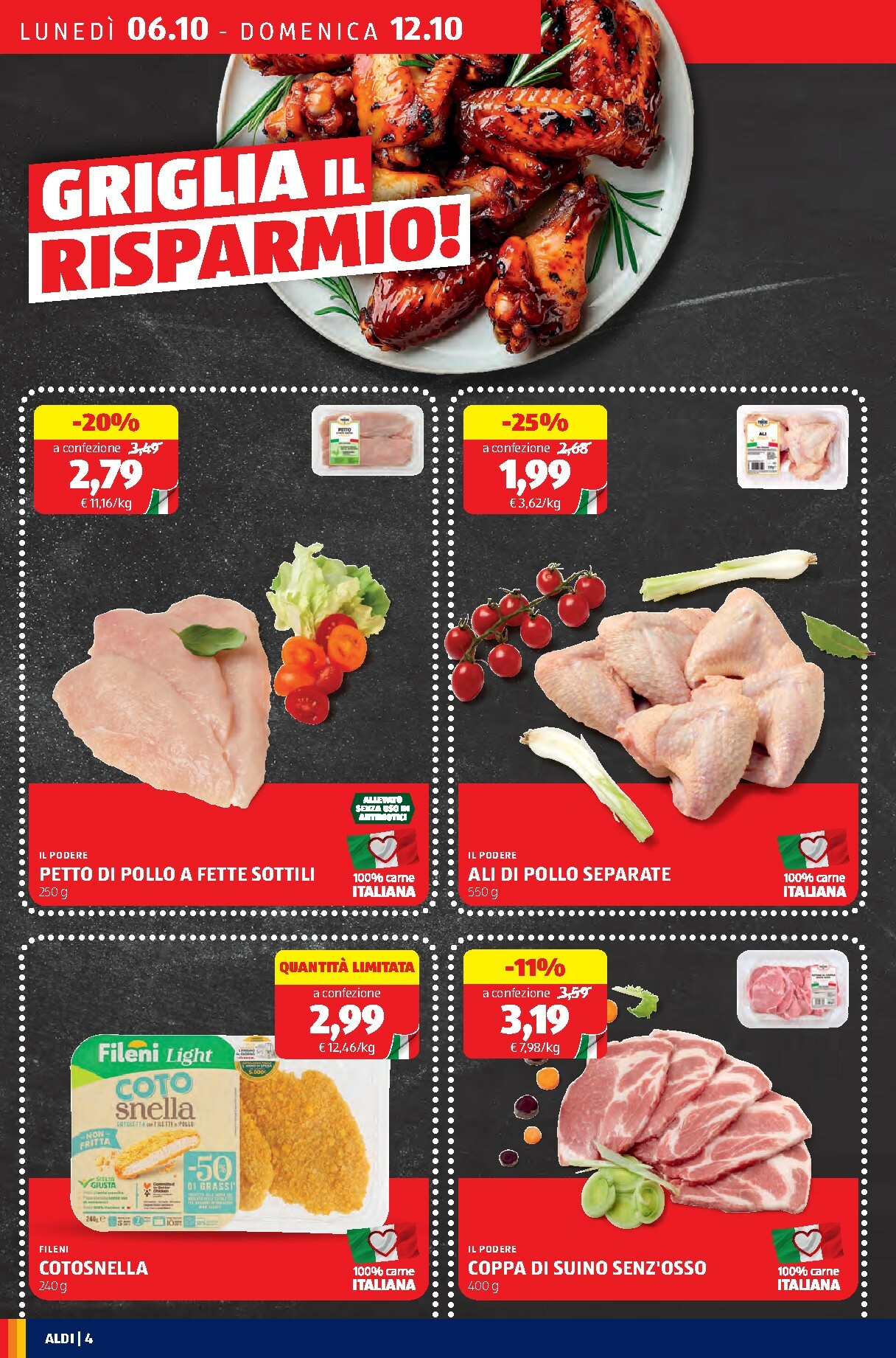 aldi - Volantino ALDI valido dal 06/10 al 12/10 - page: 4