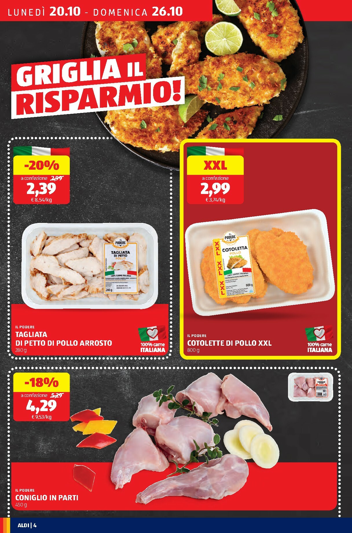 aldi - Volantino ALDI valido dal 20/10 al 26/10 - page: 4