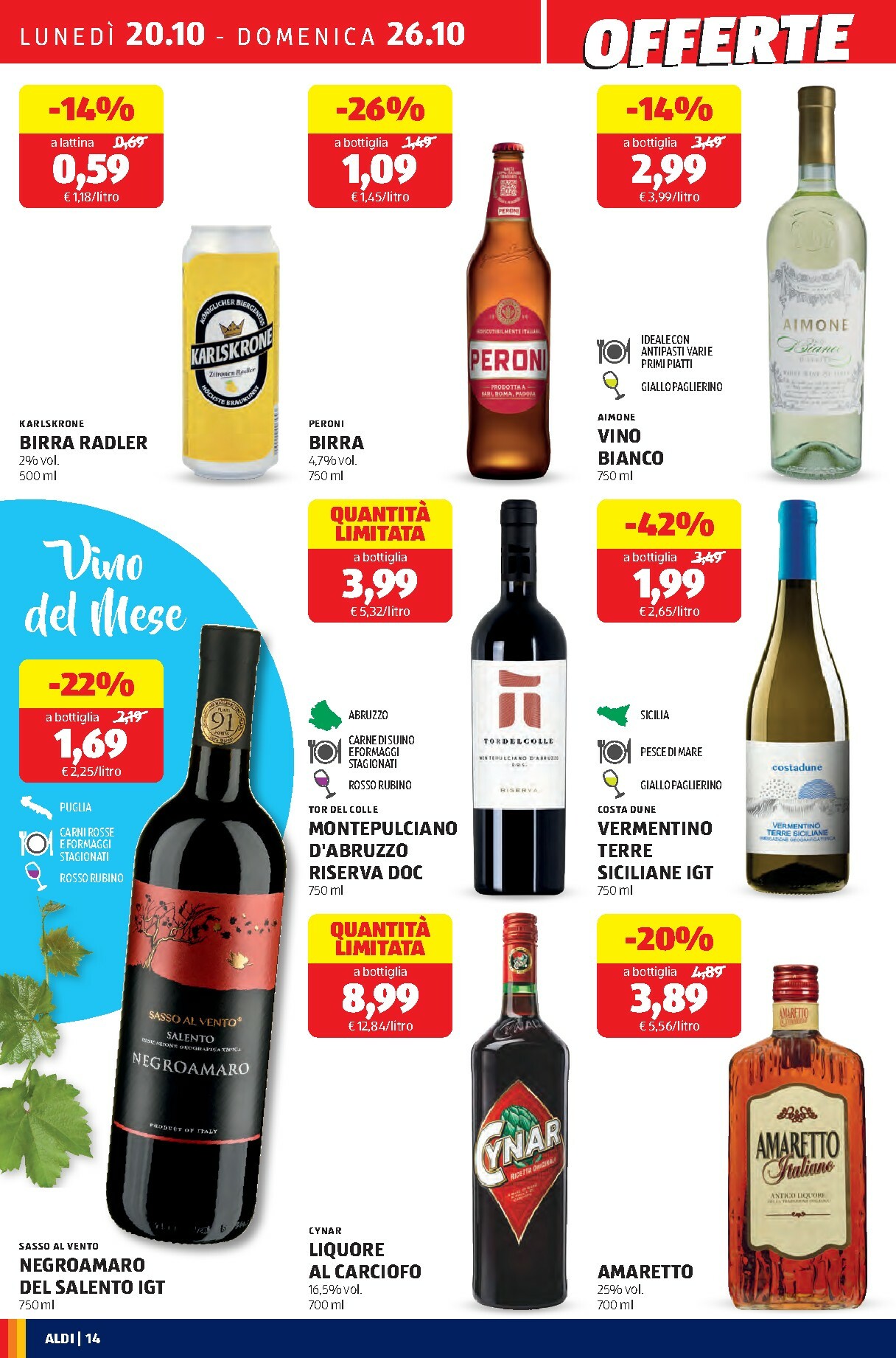 aldi - Volantino ALDI valido dal 20/10 al 26/10 - page: 14