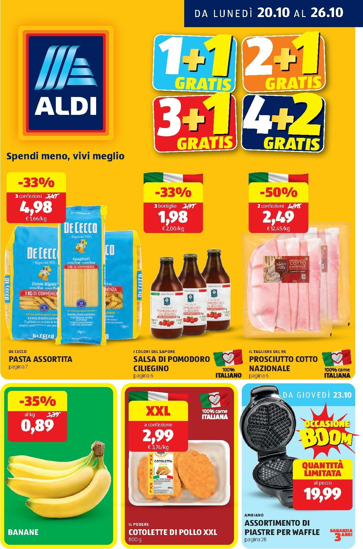 aldi - Volantino ALDI valido dal 20/10 al 26/10