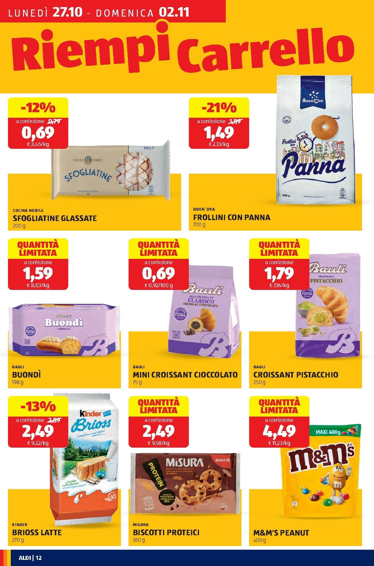 aldi - Volantino ALDI valido dal 27/10 al 02/11 - page: 12