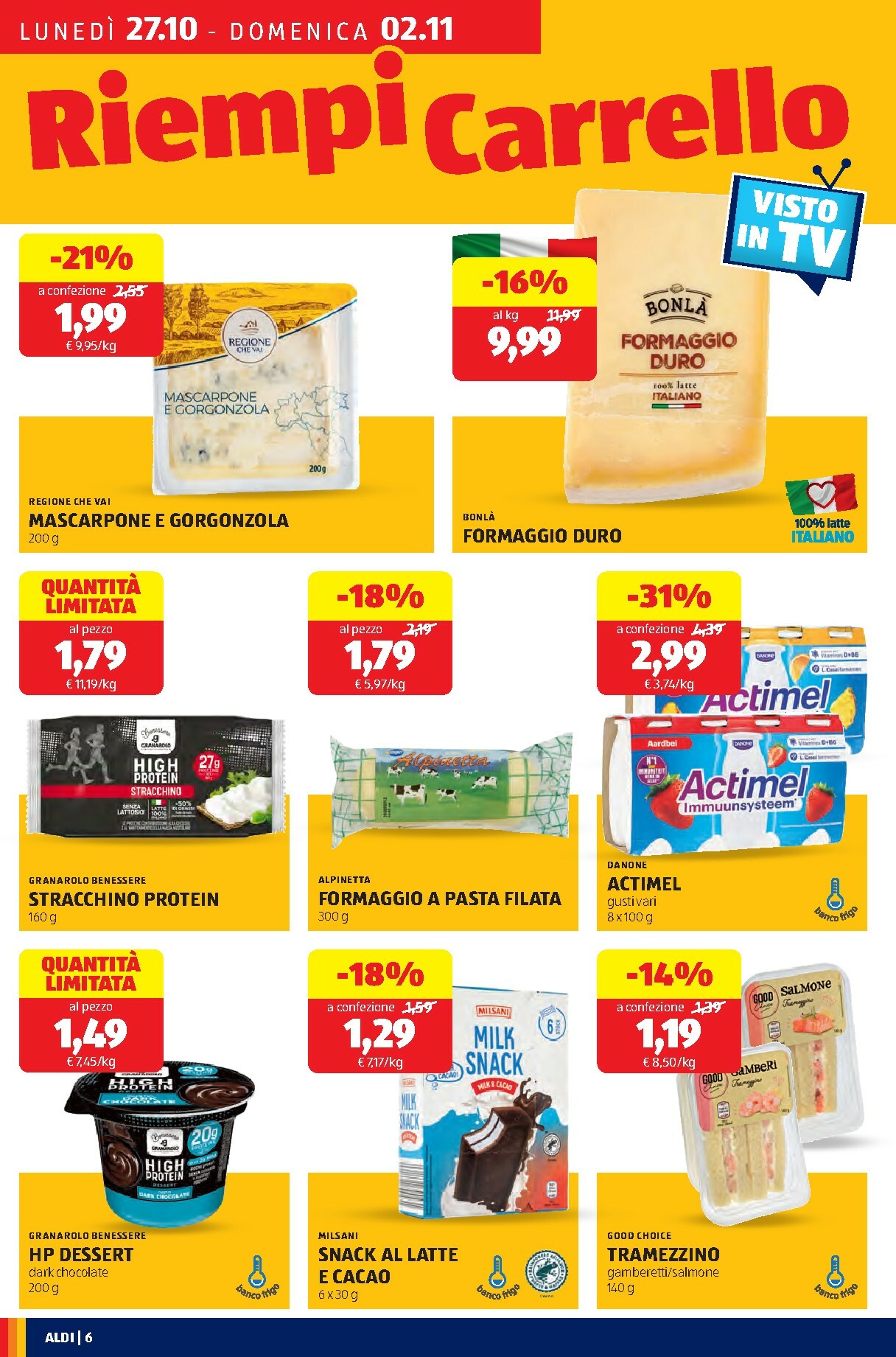 aldi - Volantino ALDI valido dal 27/10 al 02/11 - page: 6
