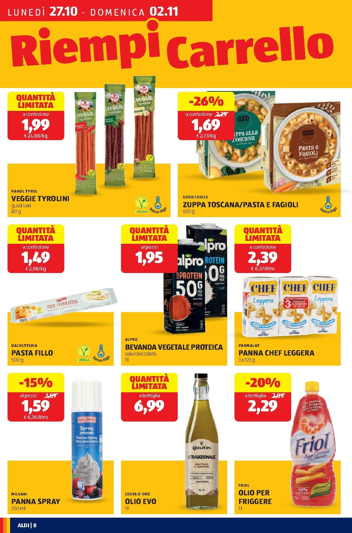 aldi - Volantino ALDI valido dal 27/10 al 02/11 - page: 8