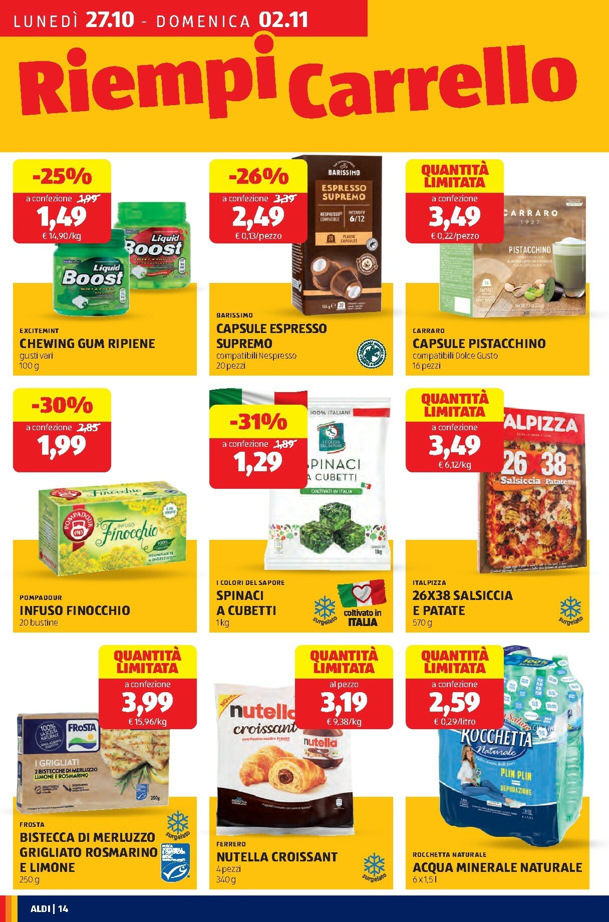 aldi - Volantino ALDI valido dal 27/10 al 02/11 - page: 14