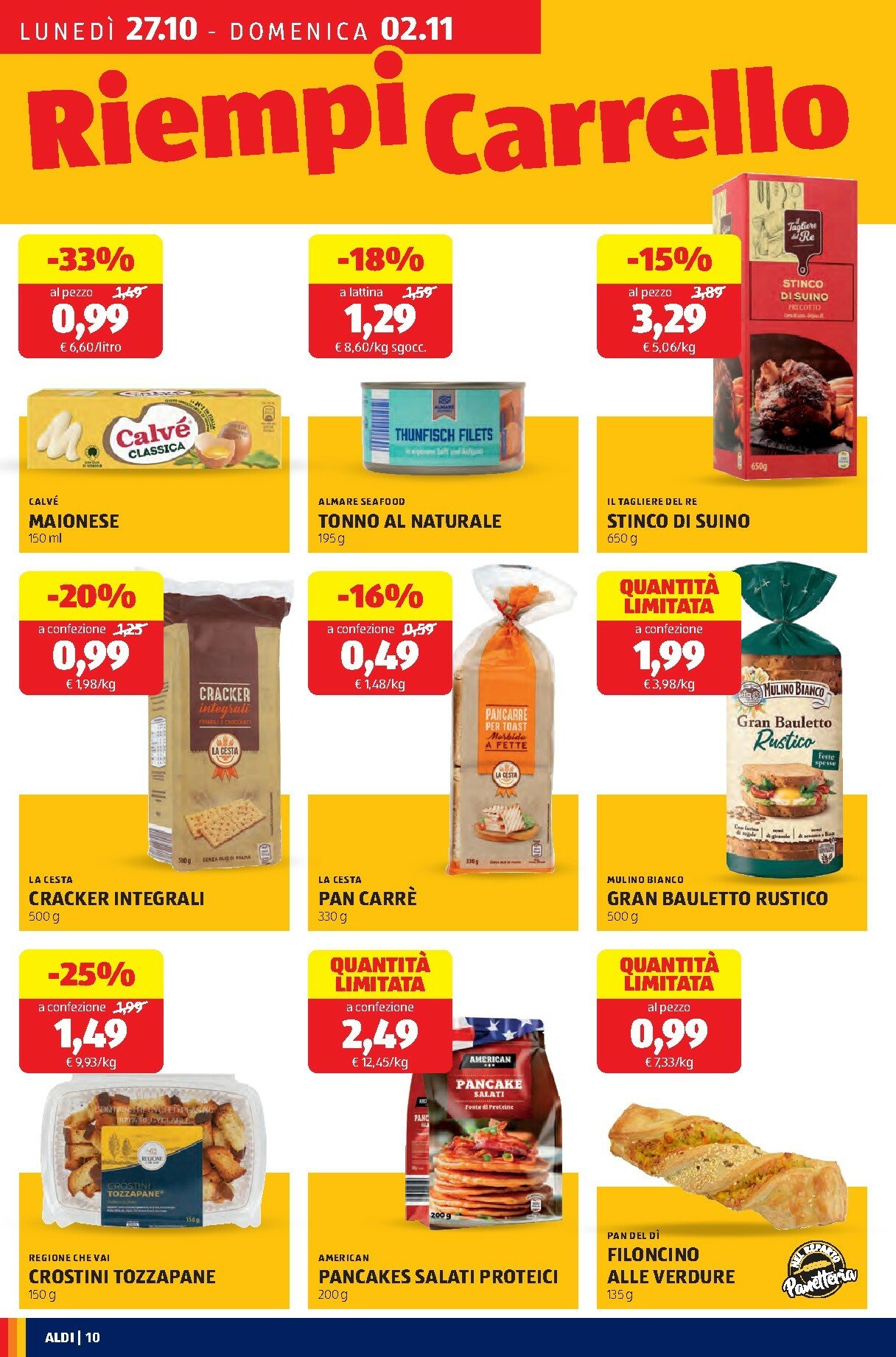 aldi - Volantino ALDI valido dal 27/10 al 02/11 - page: 10