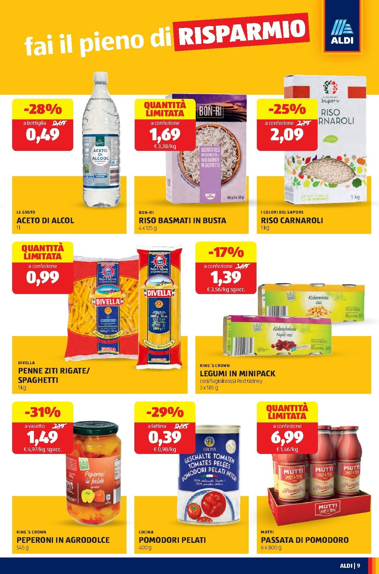 aldi - Volantino ALDI valido dal 27/10 al 02/11 - page: 9