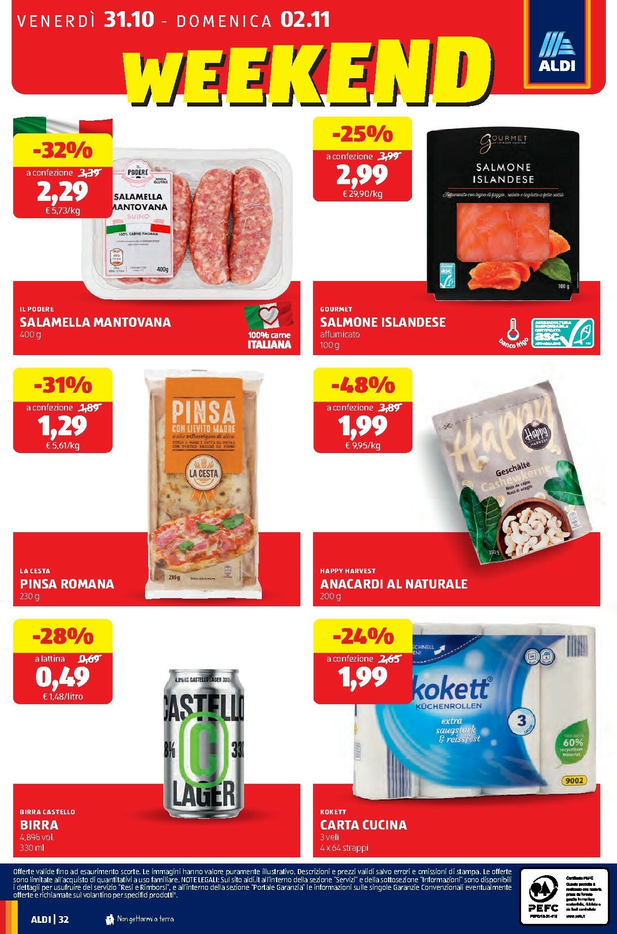 aldi - Volantino ALDI valido dal 27/10 al 02/11 - page: 32