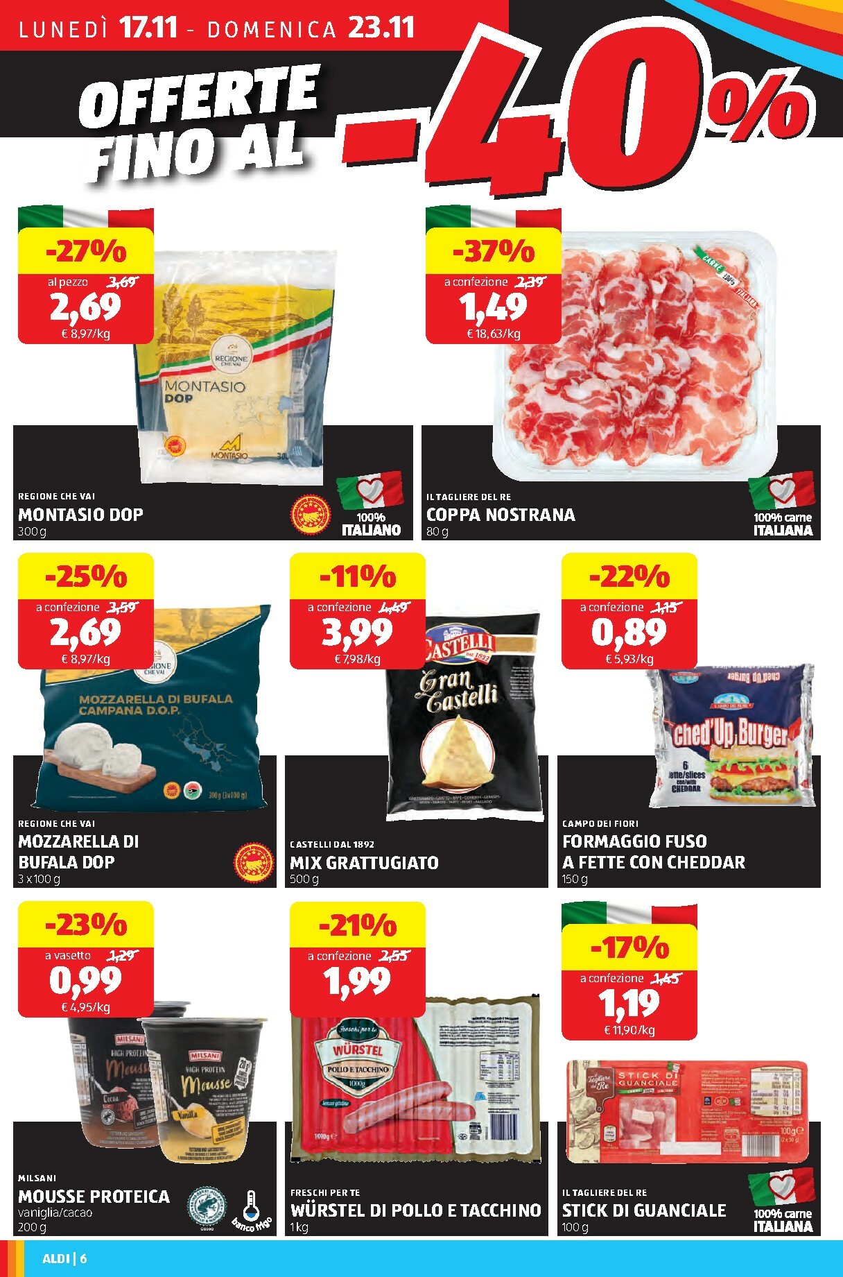 aldi - Volantino ALDI - Black November valido dal 17/11 al 23/11 - page: 6