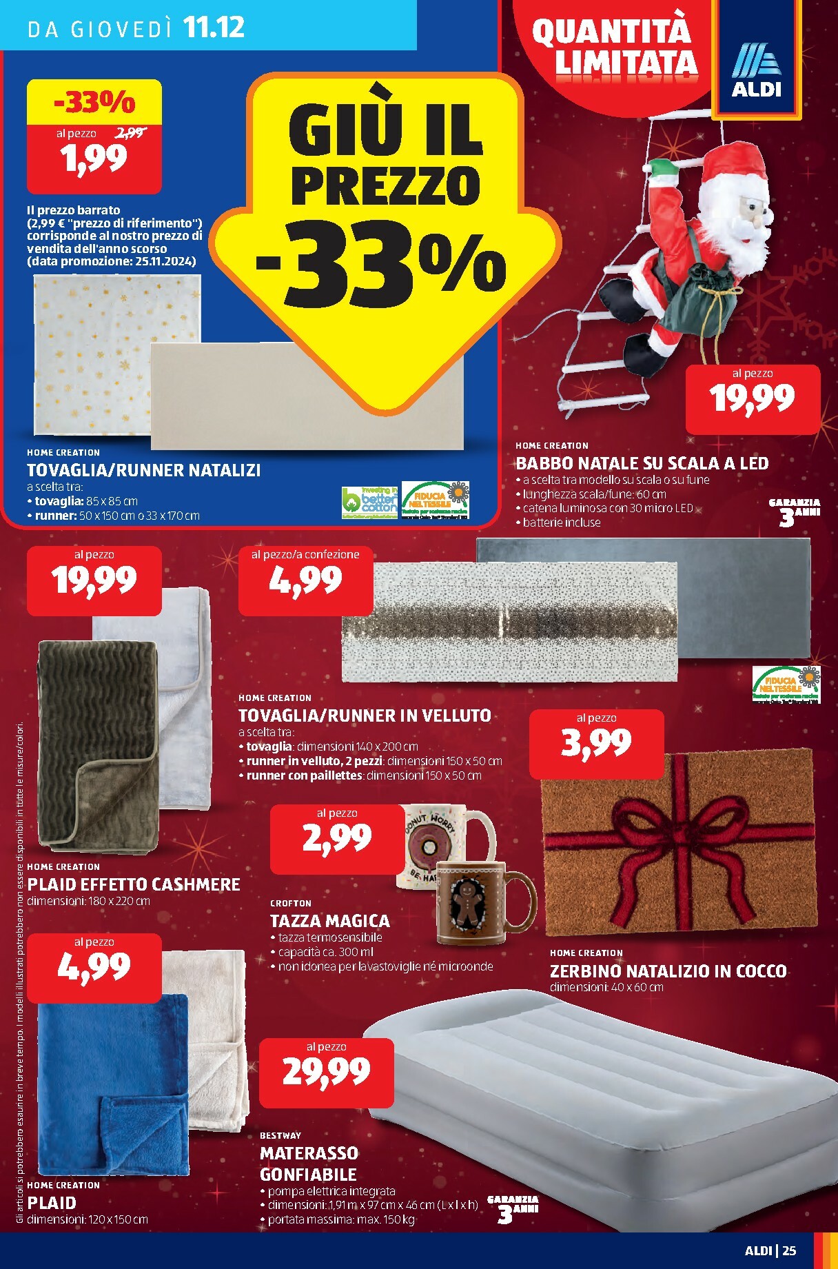 aldi - Volantino ALDI valido dal 08/12 al 14/12 - page: 25