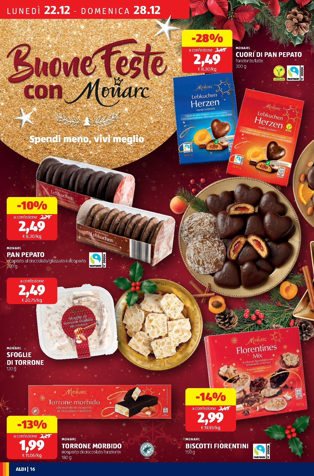 aldi - Volantino ALDI valido dal 22/12 al 28/12 - page: 16