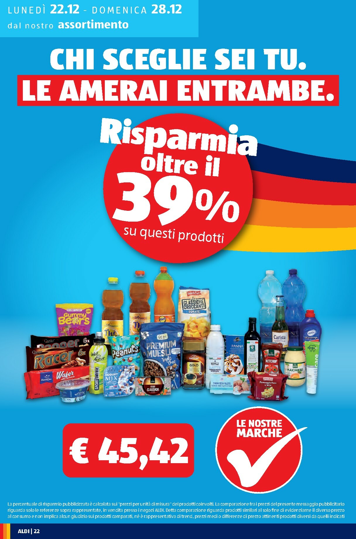 aldi - Volantino ALDI valido dal 22/12 al 28/12 - page: 22