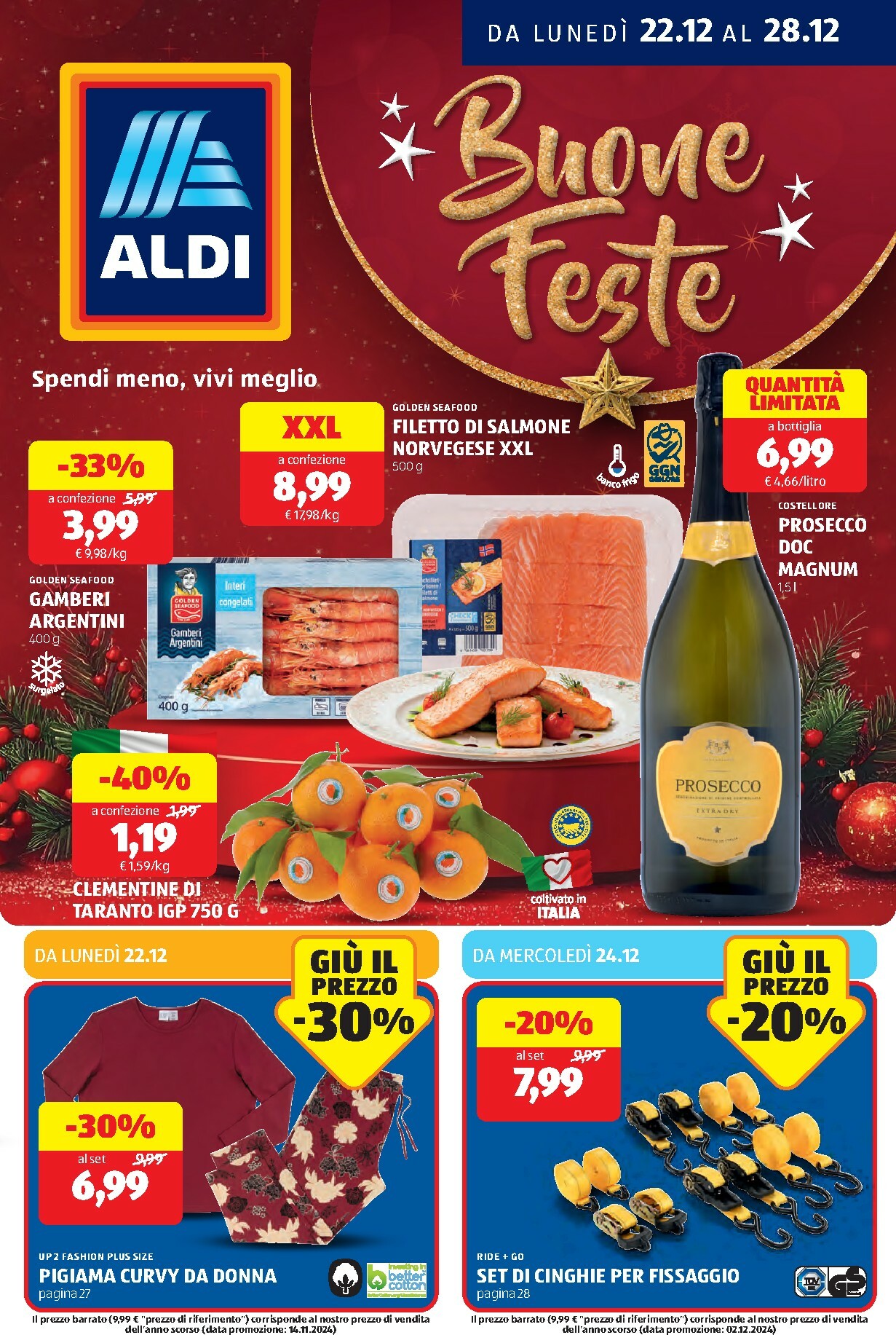 aldi - Volantino ALDI valido dal 22/12 al 28/12 - page: 1