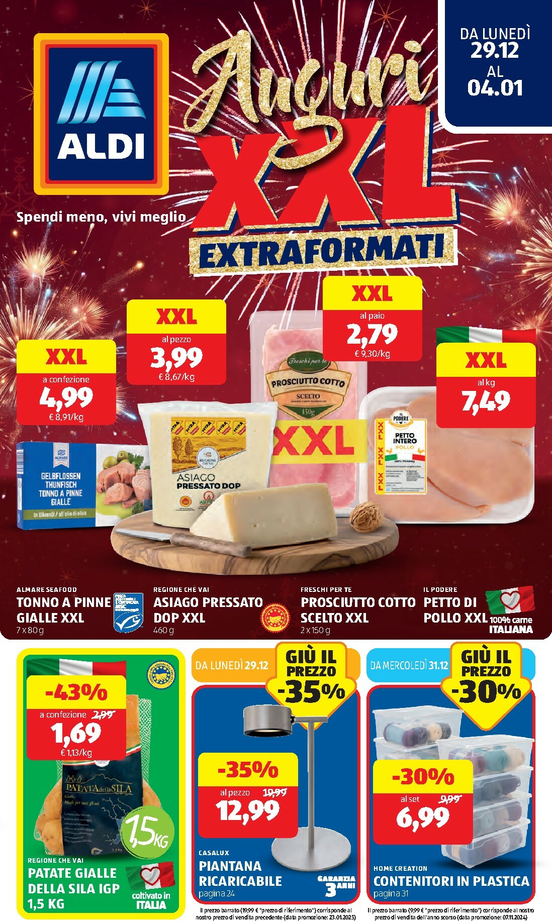 aldi - Volantino ALDI valido dal 29/12 al 04/01