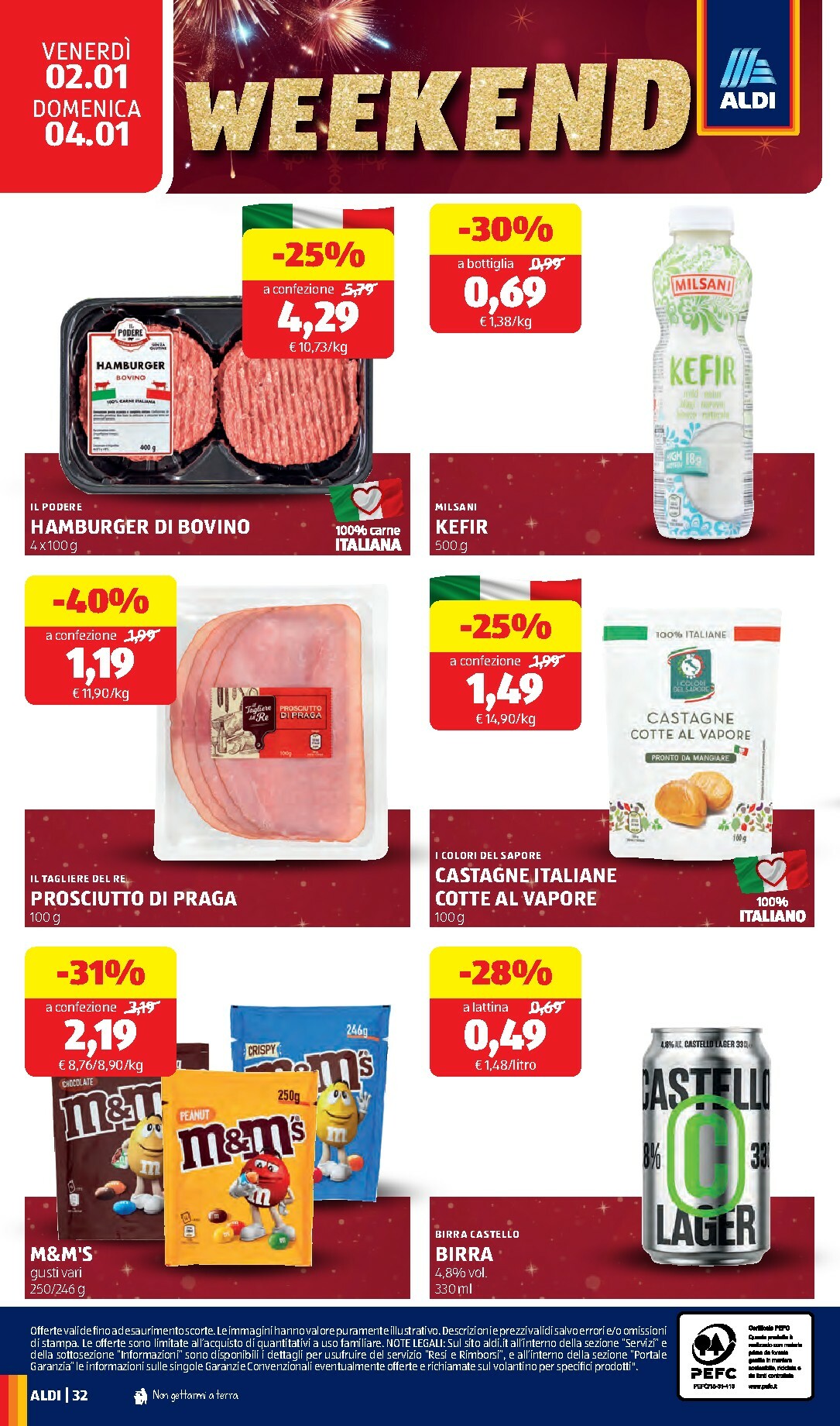 aldi - Volantino ALDI valido dal 29/12 al 04/01 - page: 32