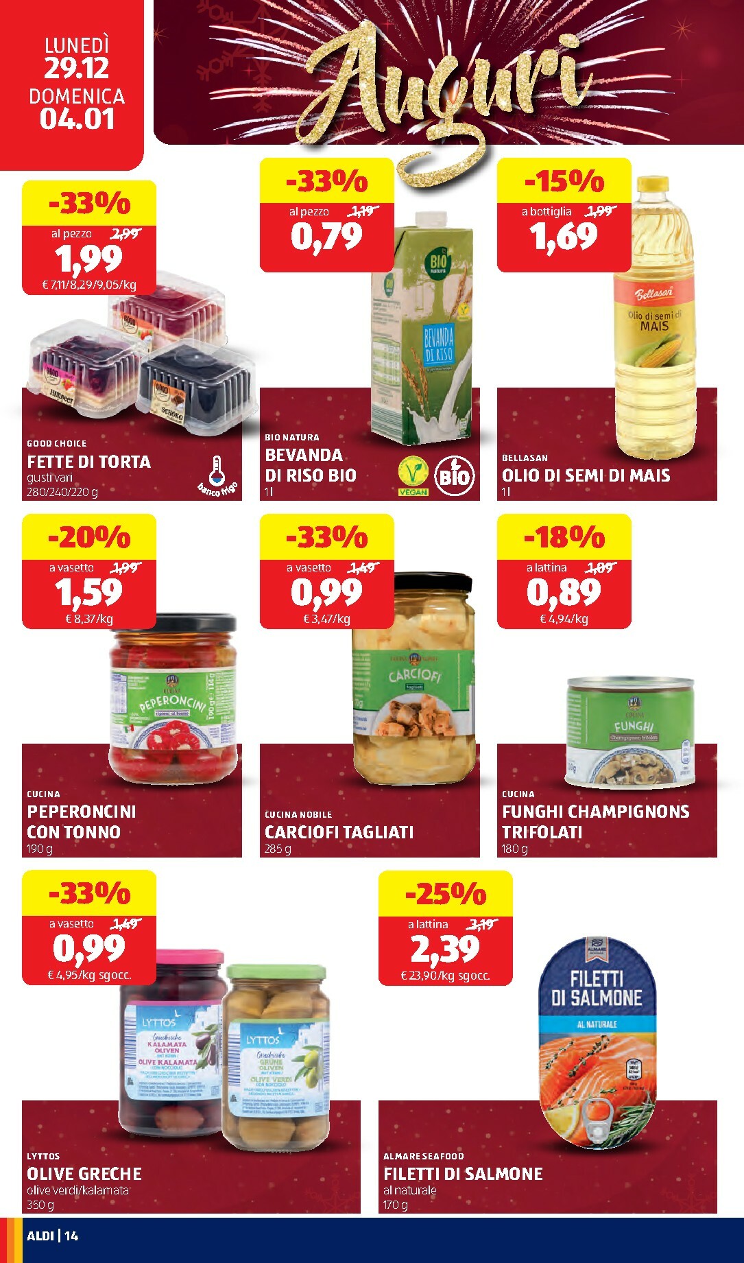 aldi - Volantino ALDI valido dal 29/12 al 04/01 - page: 14