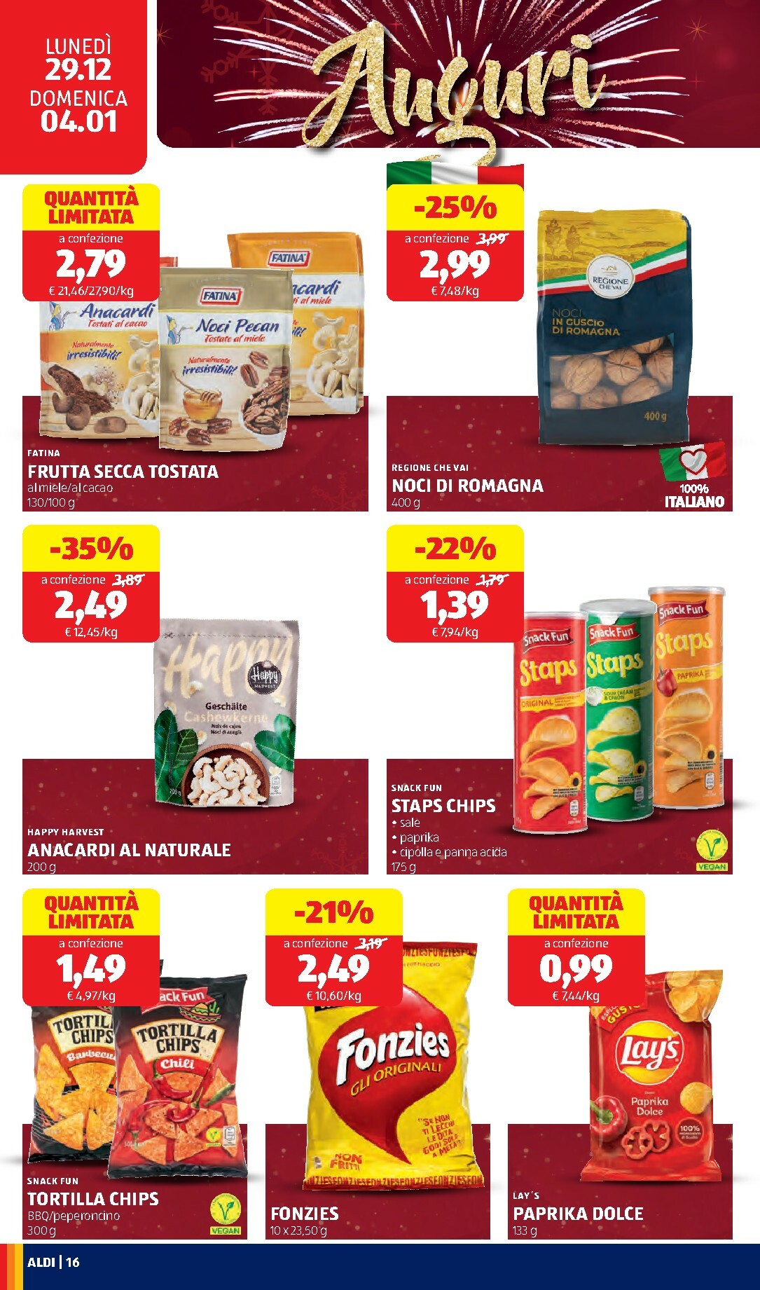 aldi - Volantino ALDI valido dal 29/12 al 04/01 - page: 16