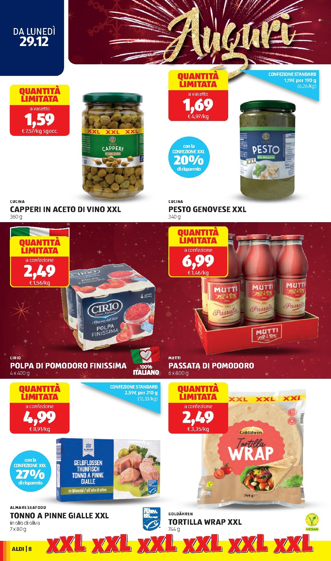 aldi - Volantino ALDI valido dal 29/12 al 04/01 - page: 8