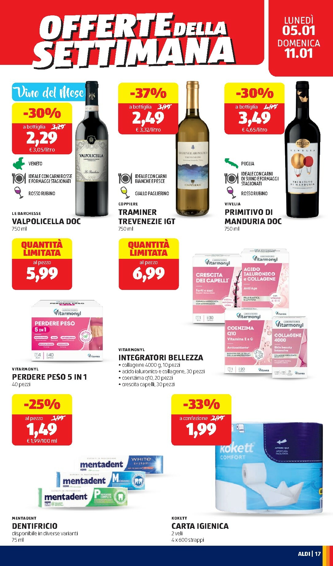 aldi - Volantino ALDI valido dal 05/01 al 11/01 - page: 17