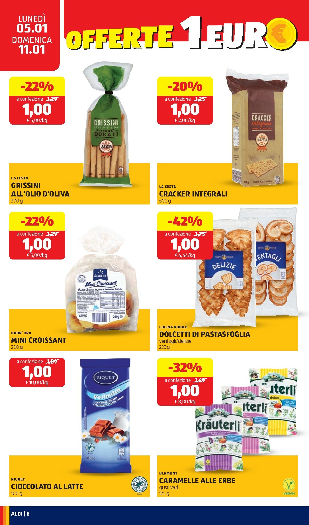 aldi - Volantino ALDI valido dal 05/01 al 11/01 - page: 8
