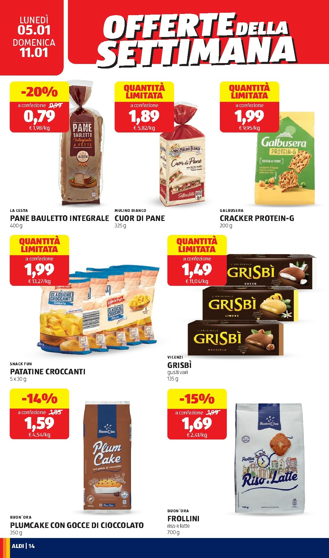 aldi - Volantino ALDI valido dal 05/01 al 11/01 - page: 14