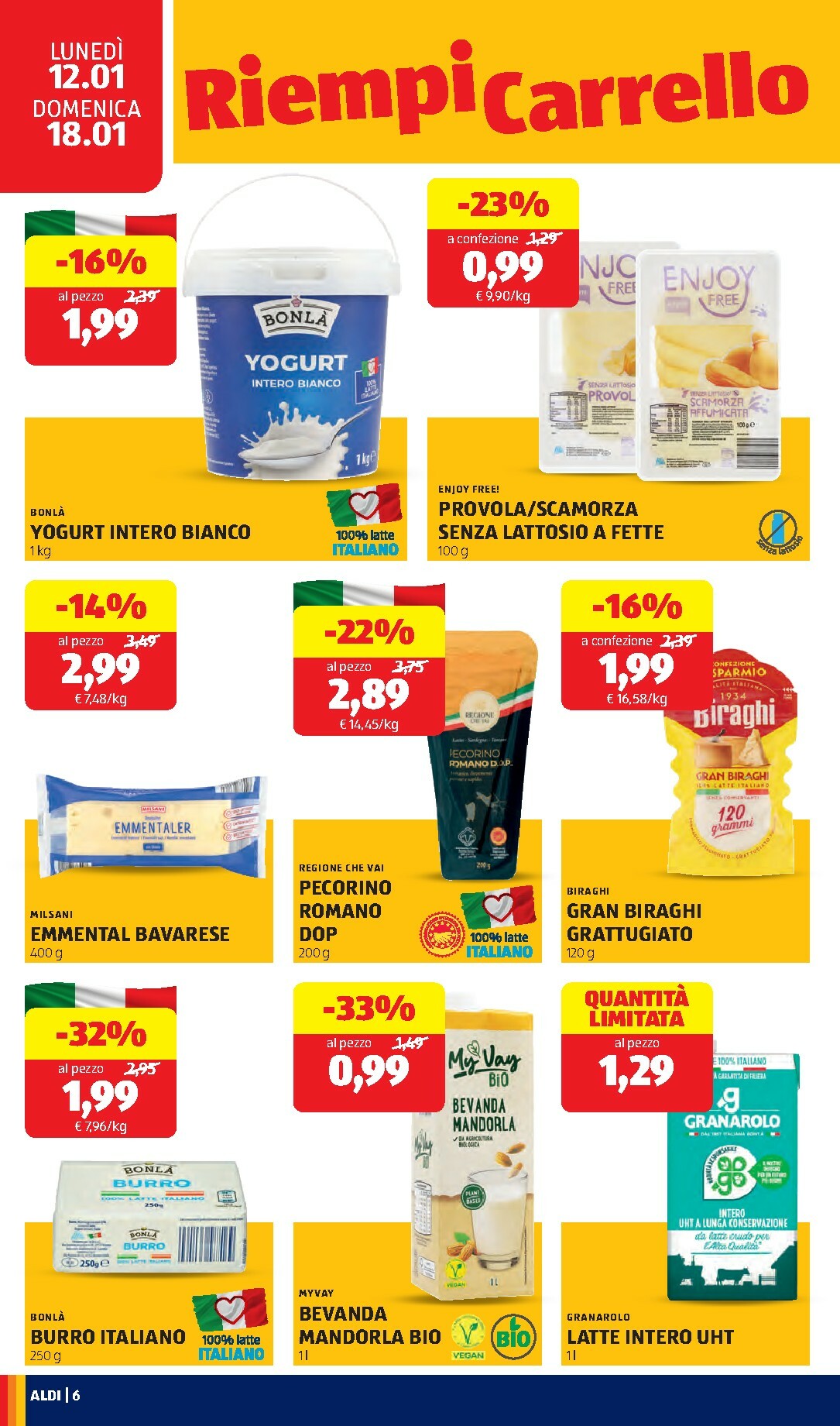 aldi - Volantino ALDI valido dal 12/01 al 18/01 - page: 6