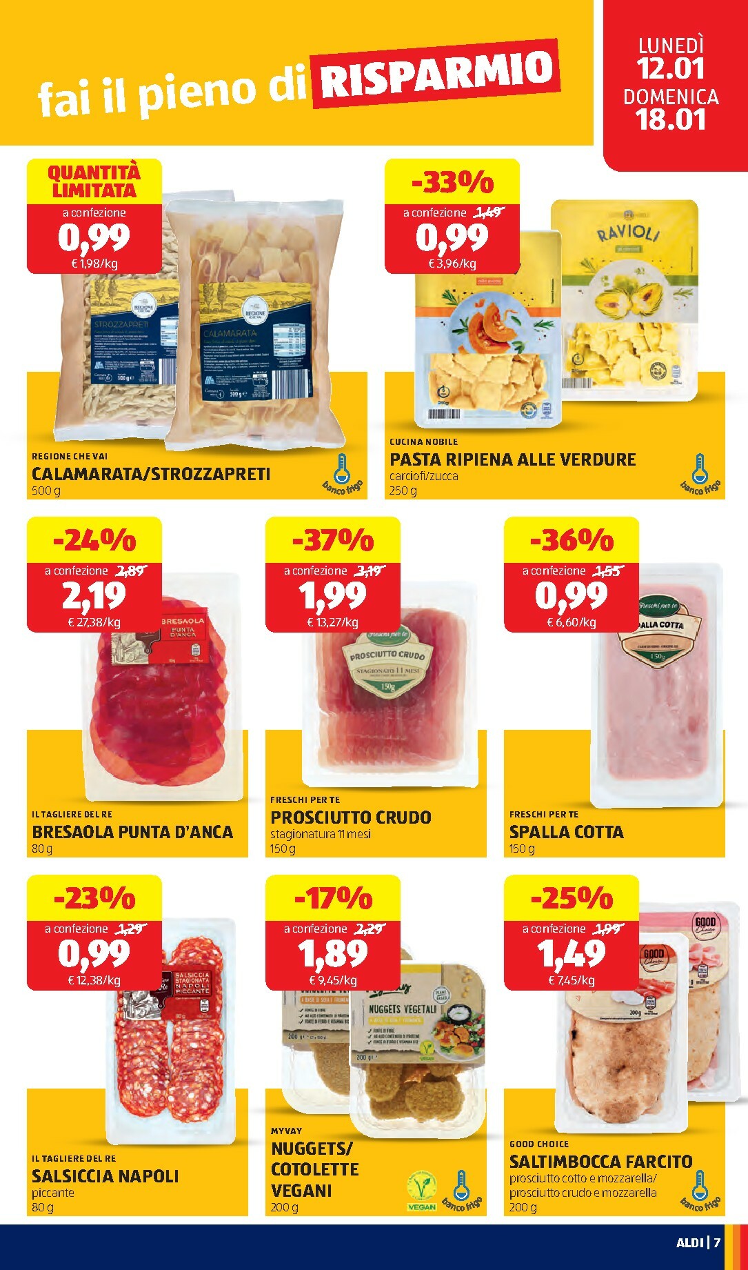 aldi - Volantino ALDI valido dal 12/01 al 18/01 - page: 7