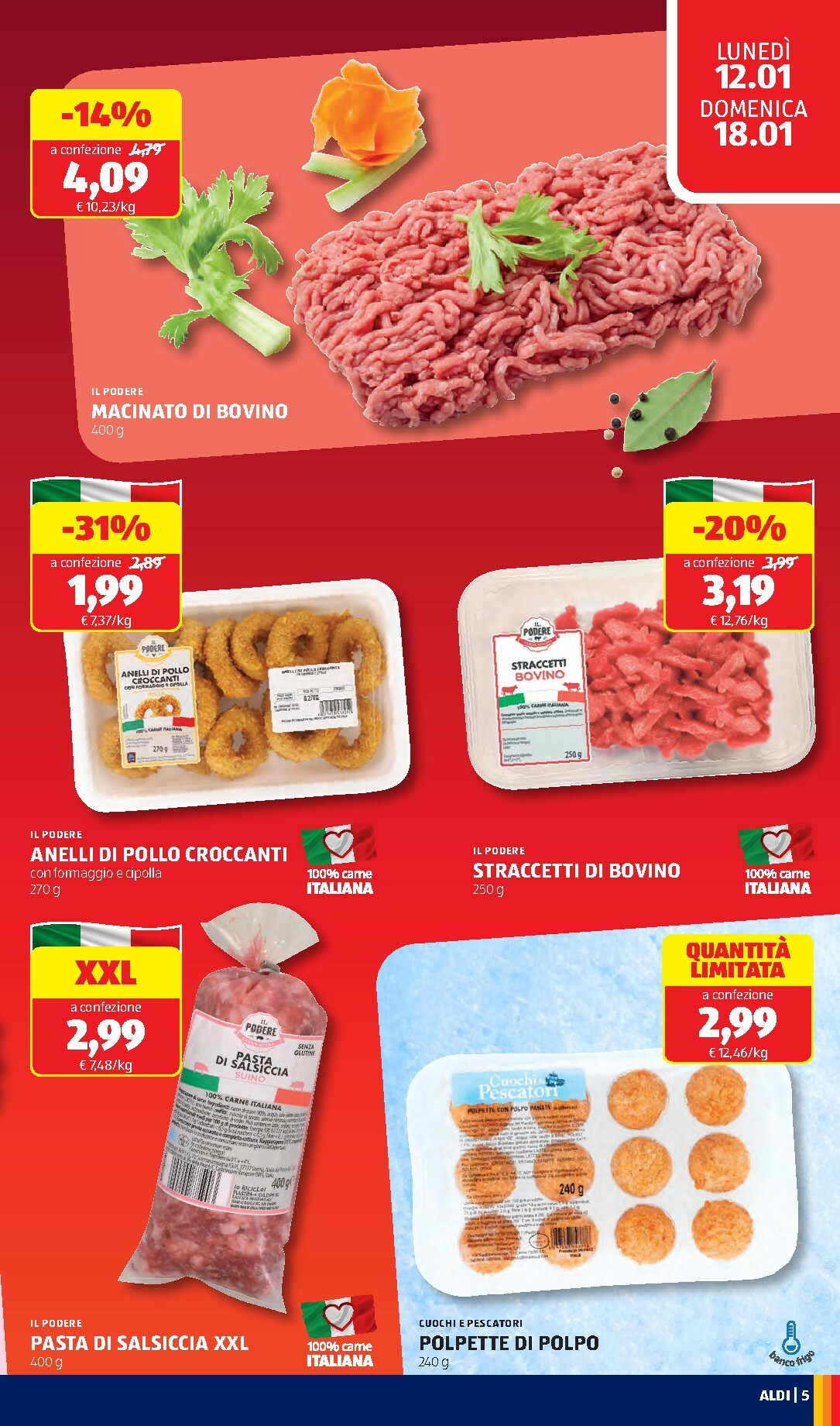 aldi - Volantino ALDI valido dal 12/01 al 18/01 - page: 5