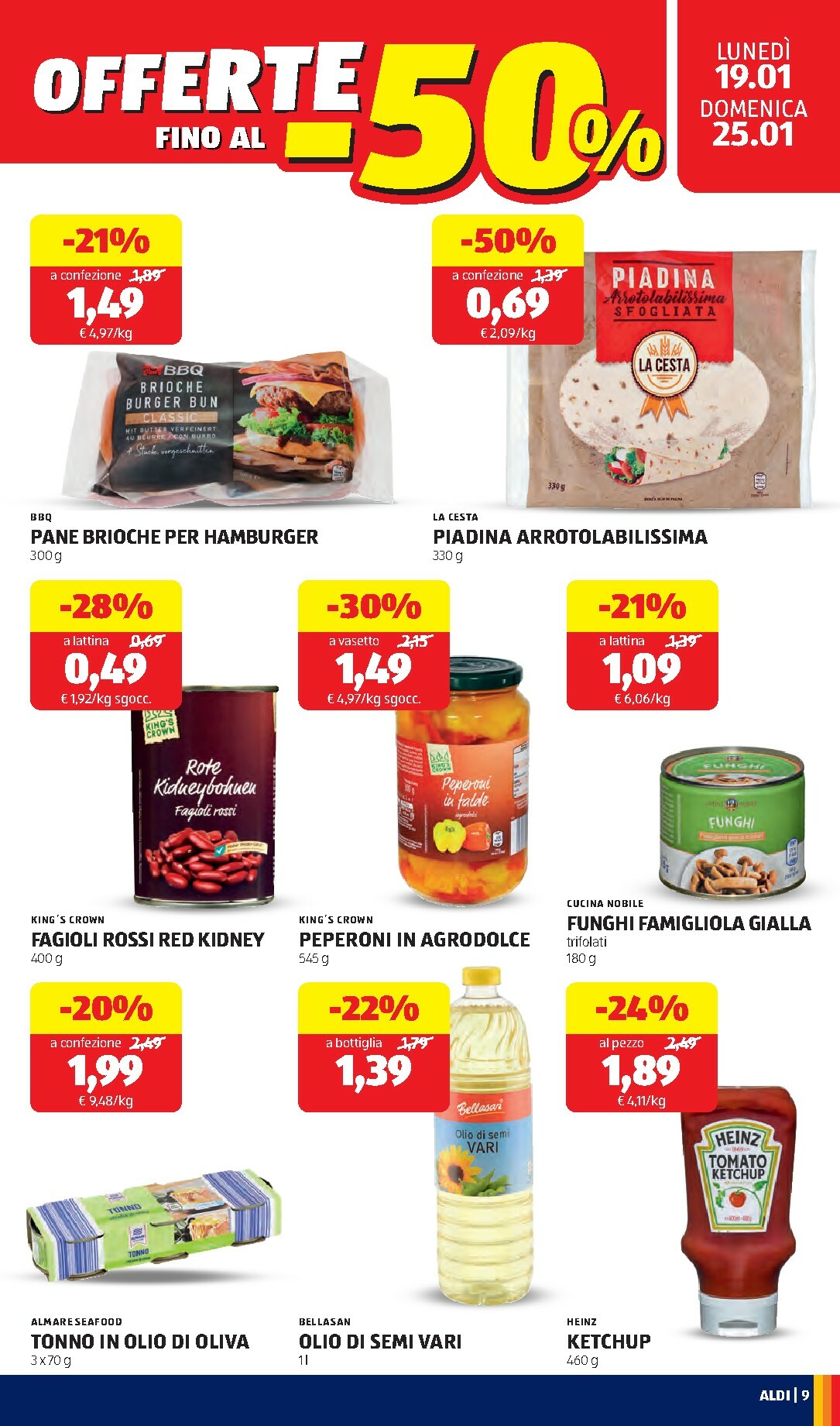 aldi - Volantino ALDI valido dal 19/01 al 25/01 - page: 9
