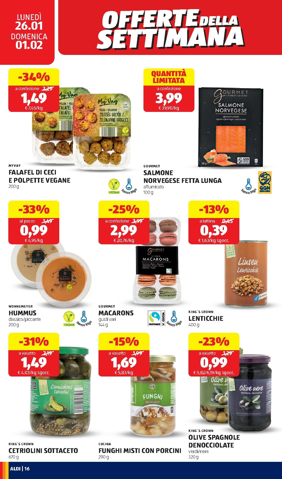 aldi - Volantino ALDI valido dal 26/01 al 01/02 - page: 16