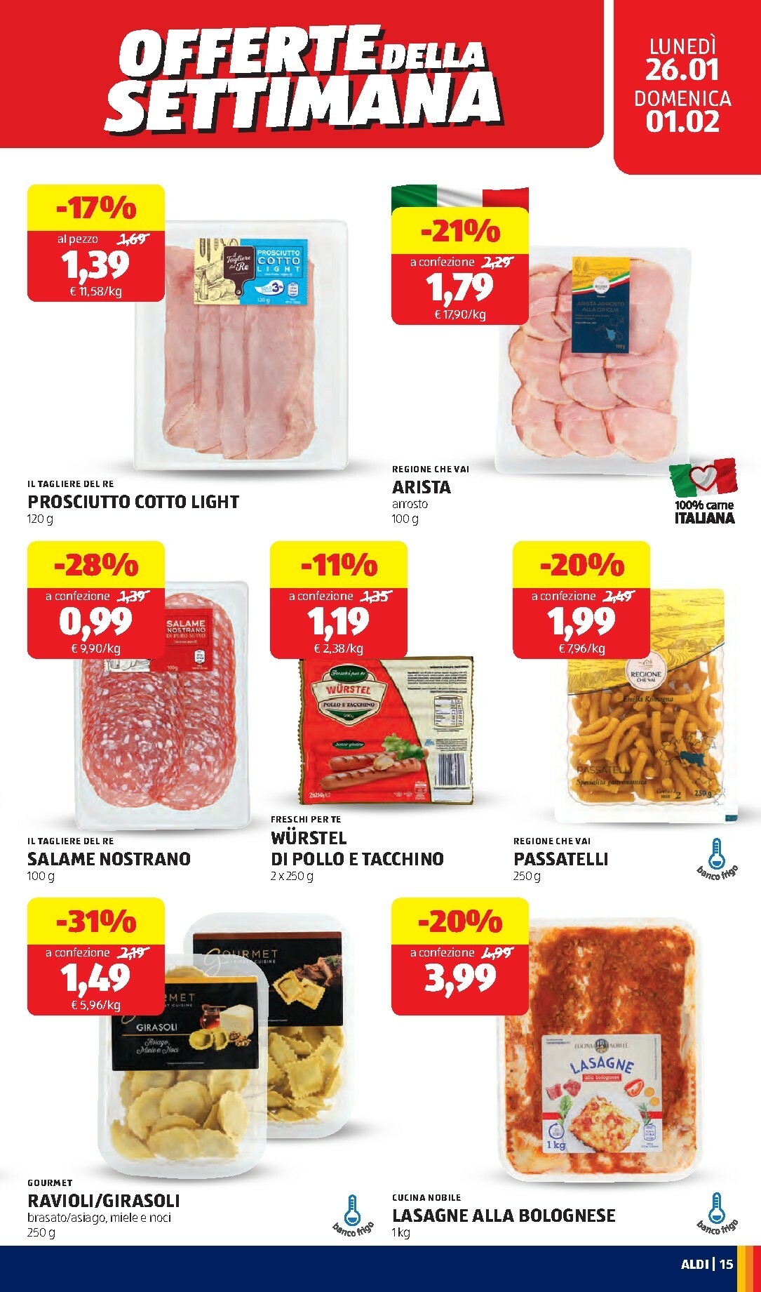 aldi - Volantino ALDI valido dal 26/01 al 01/02 - page: 15