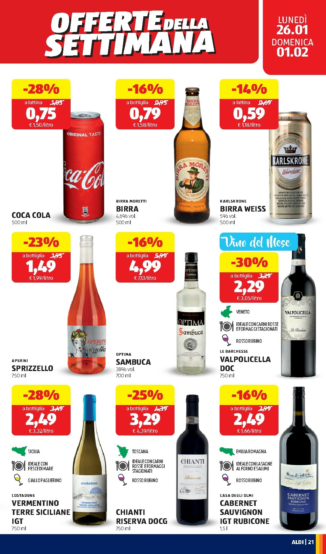 aldi - Volantino ALDI valido dal 26/01 al 01/02 - page: 21