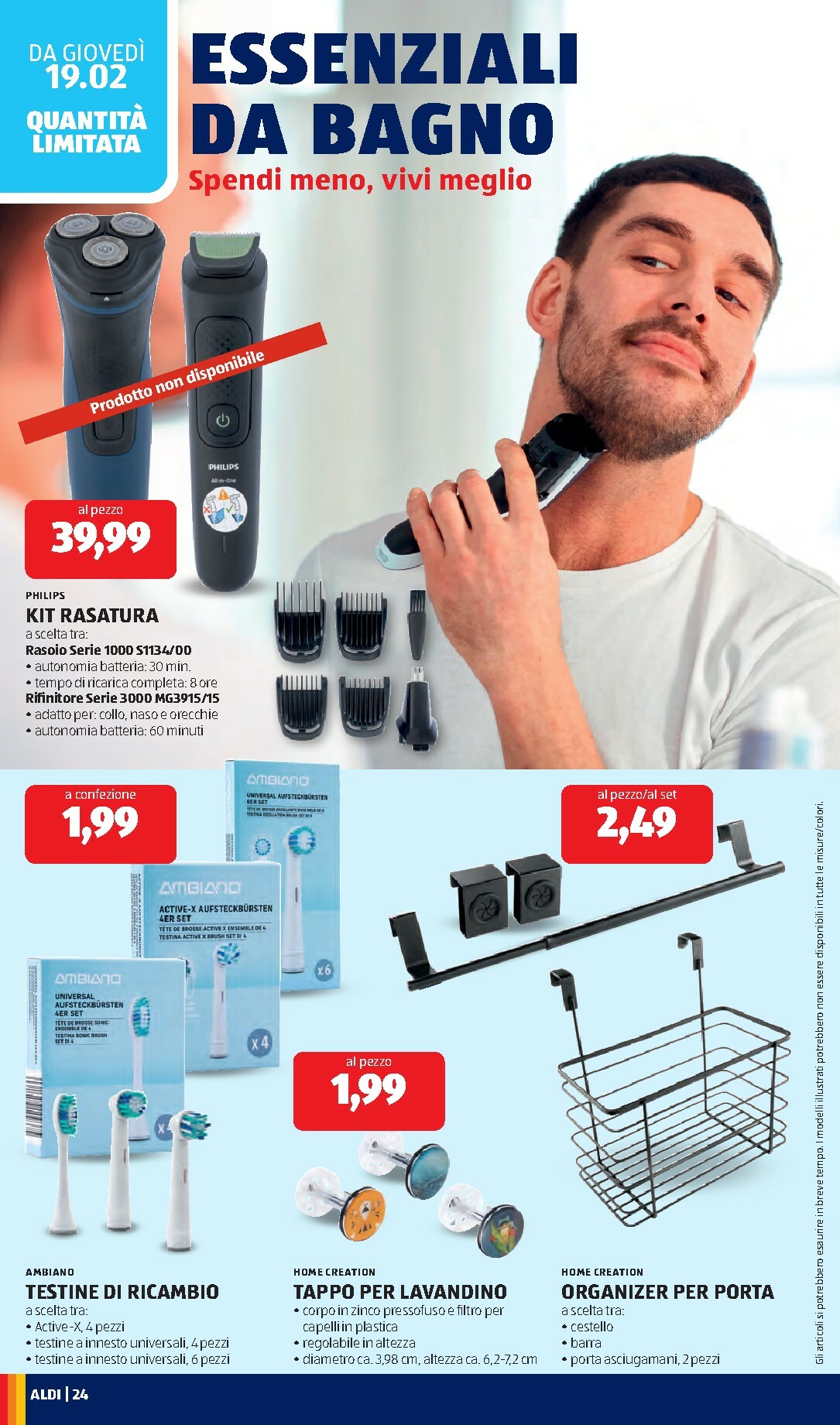 aldi - Volantino ALDI valido dal 16/02/2026 al 22/02/2026 - page: 24