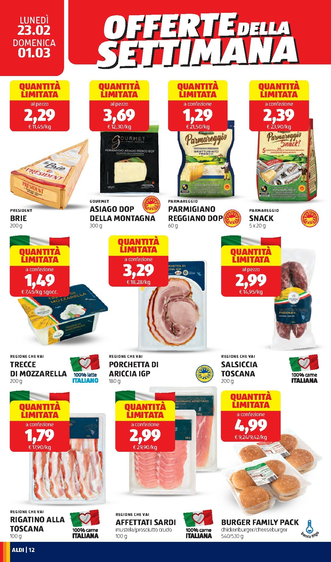 aldi - Volantino ALDI valido dal 23/02/2026 al 01/03/2026 - page: 12