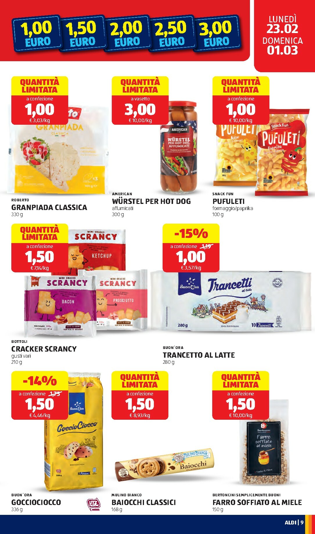 aldi - Volantino ALDI valido dal 23/02/2026 al 01/03/2026 - page: 9