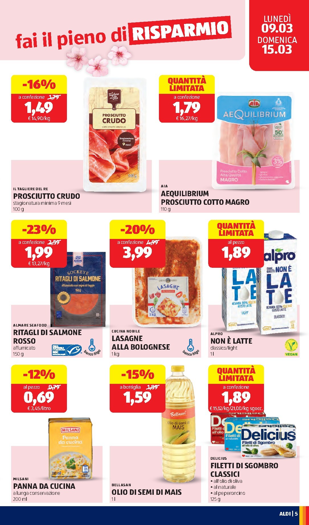 aldi - Volantino ALDI valido dal 09/03/2026 al 15/03/2026 - page: 5