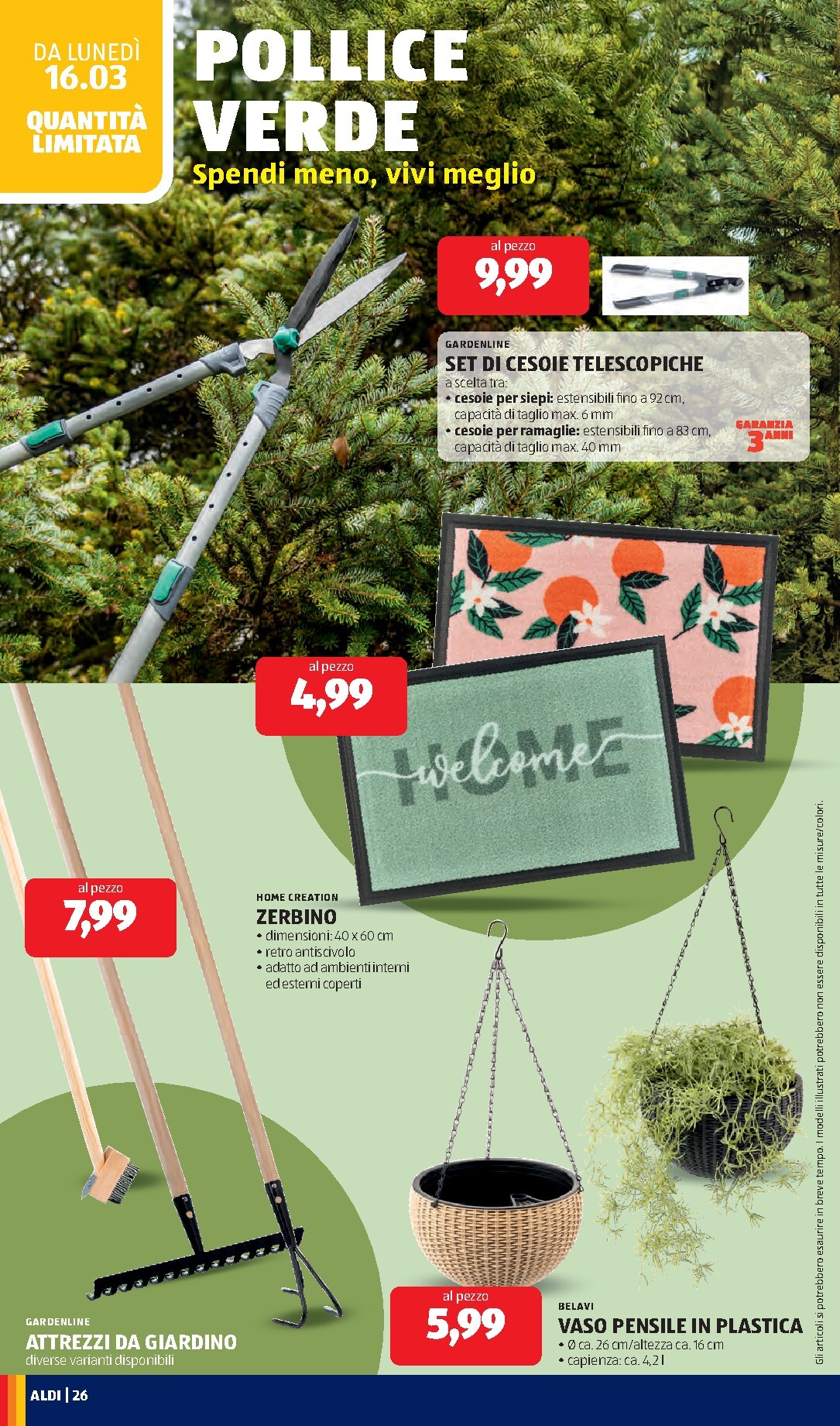 aldi - Volantino ALDI valido dal 16/03/2026 al 22/03/2026 - page: 26