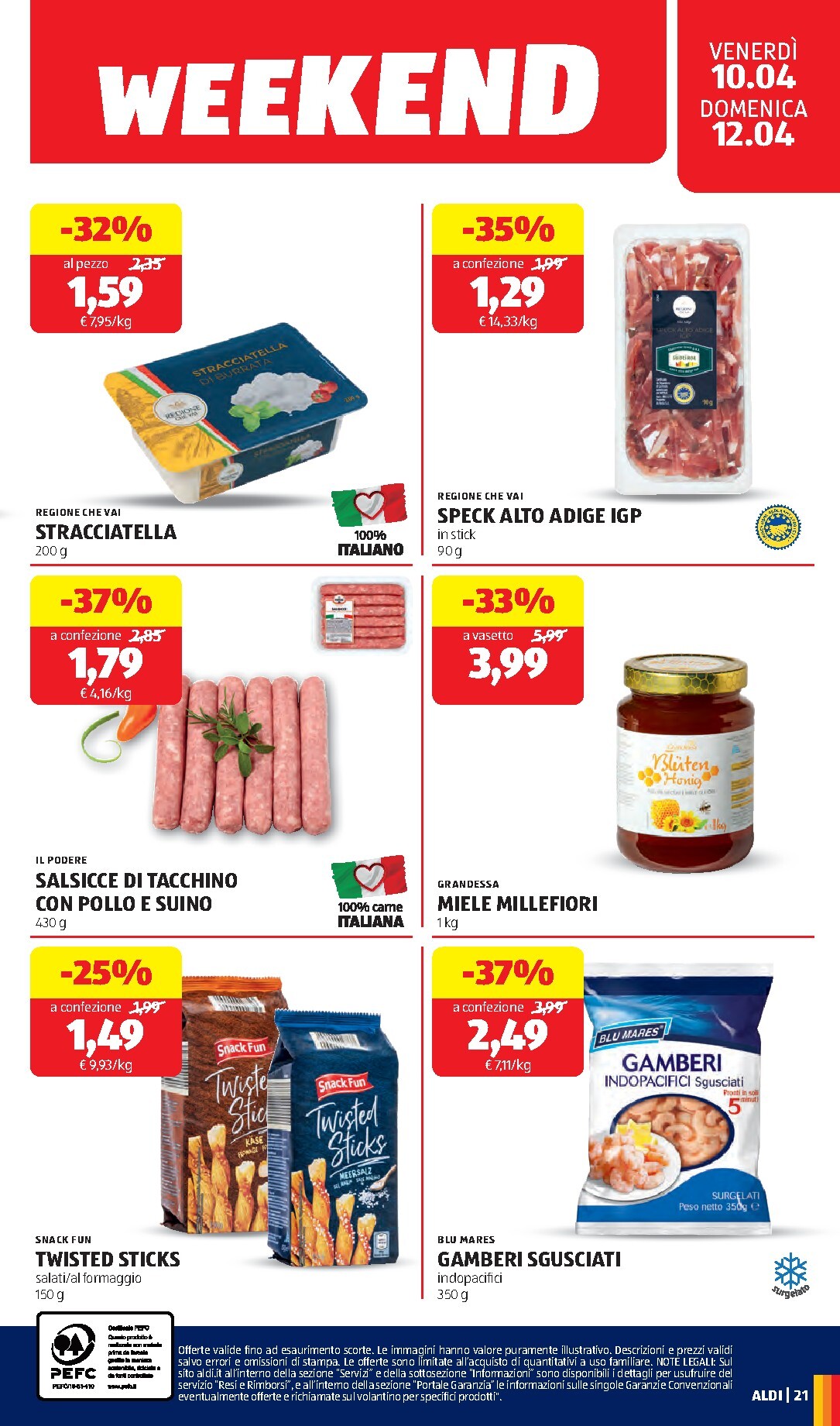 aldi - Volantino ALDI - Prezzi Bassi valido dal 06/04/2026 al 30/04/2026 - page: 21