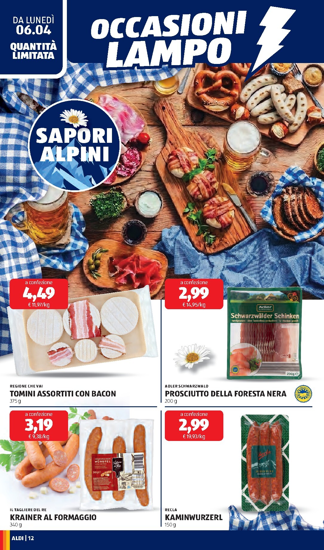 aldi - Volantino ALDI - Prezzi Bassi valido dal 06/04/2026 al 30/04/2026 - page: 12
