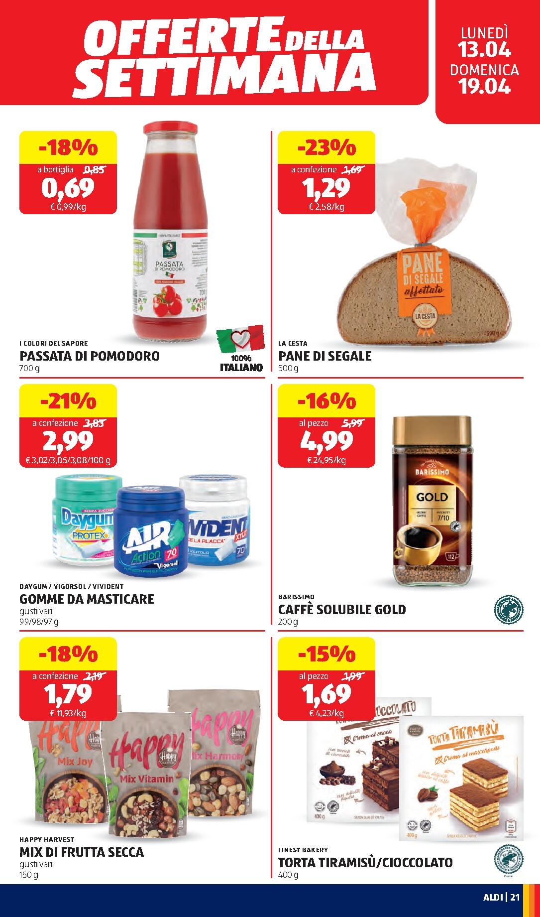 aldi - Volantino ALDI valido dal 13/04/2026 al 19/04/2026 - page: 21