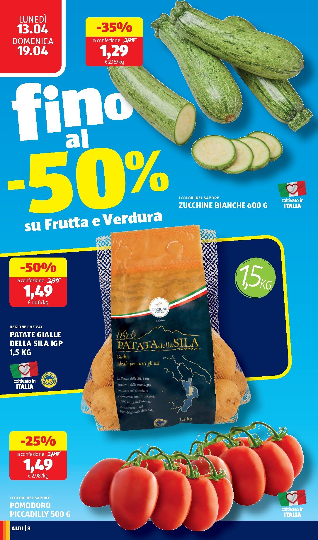aldi - Volantino ALDI valido dal 13/04/2026 al 19/04/2026 - page: 8