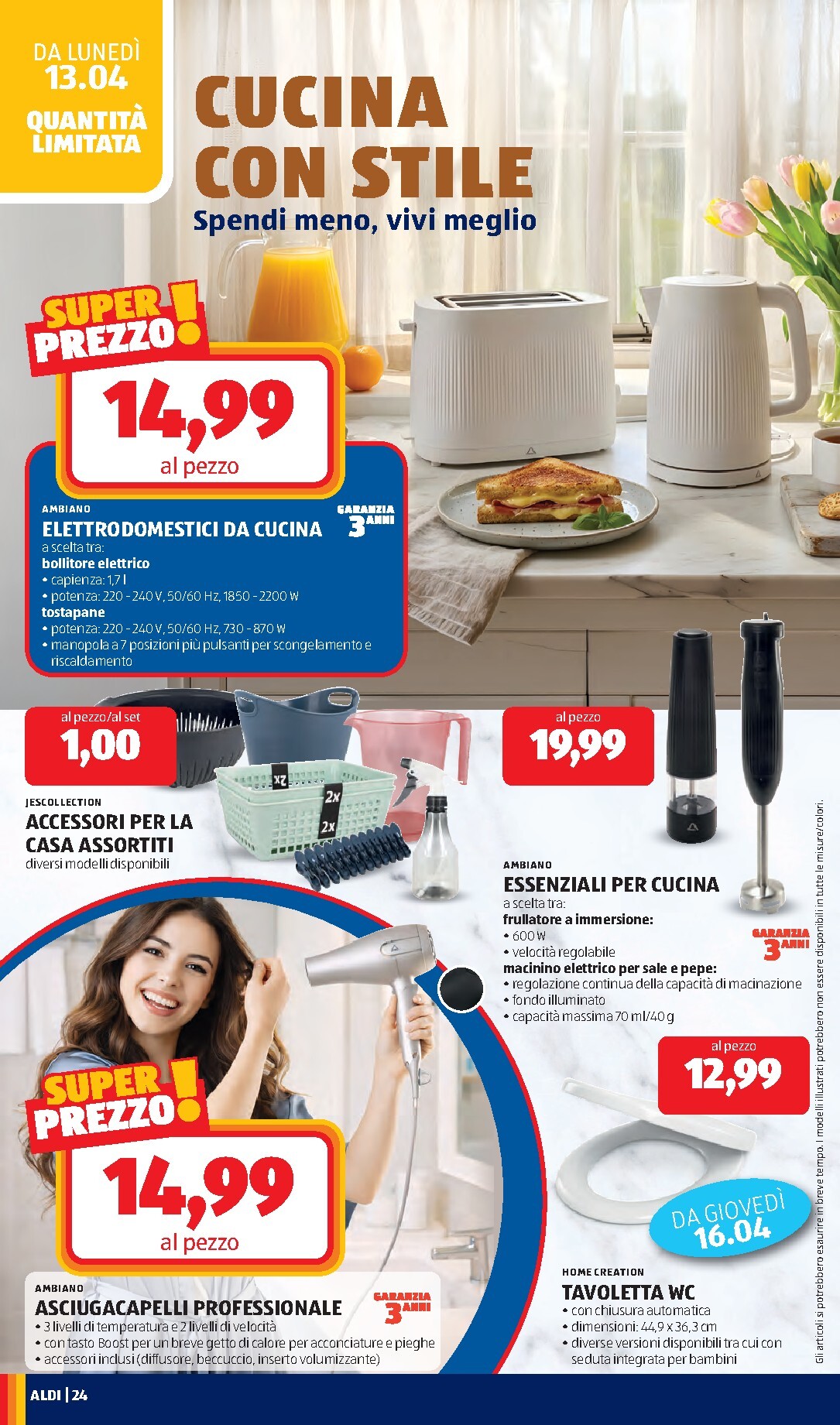 aldi - Volantino ALDI valido dal 13/04/2026 al 19/04/2026 - page: 24