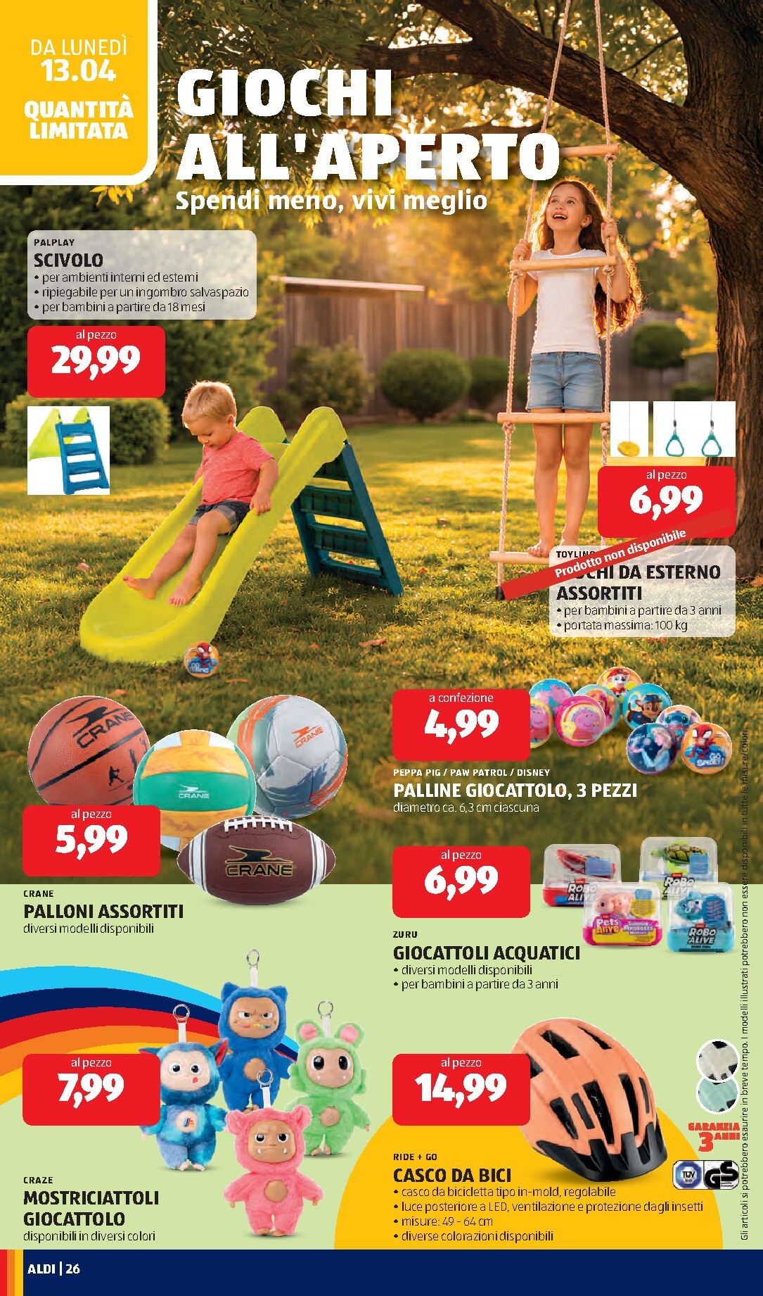 aldi - Volantino ALDI valido dal 13/04/2026 al 19/04/2026 - page: 26