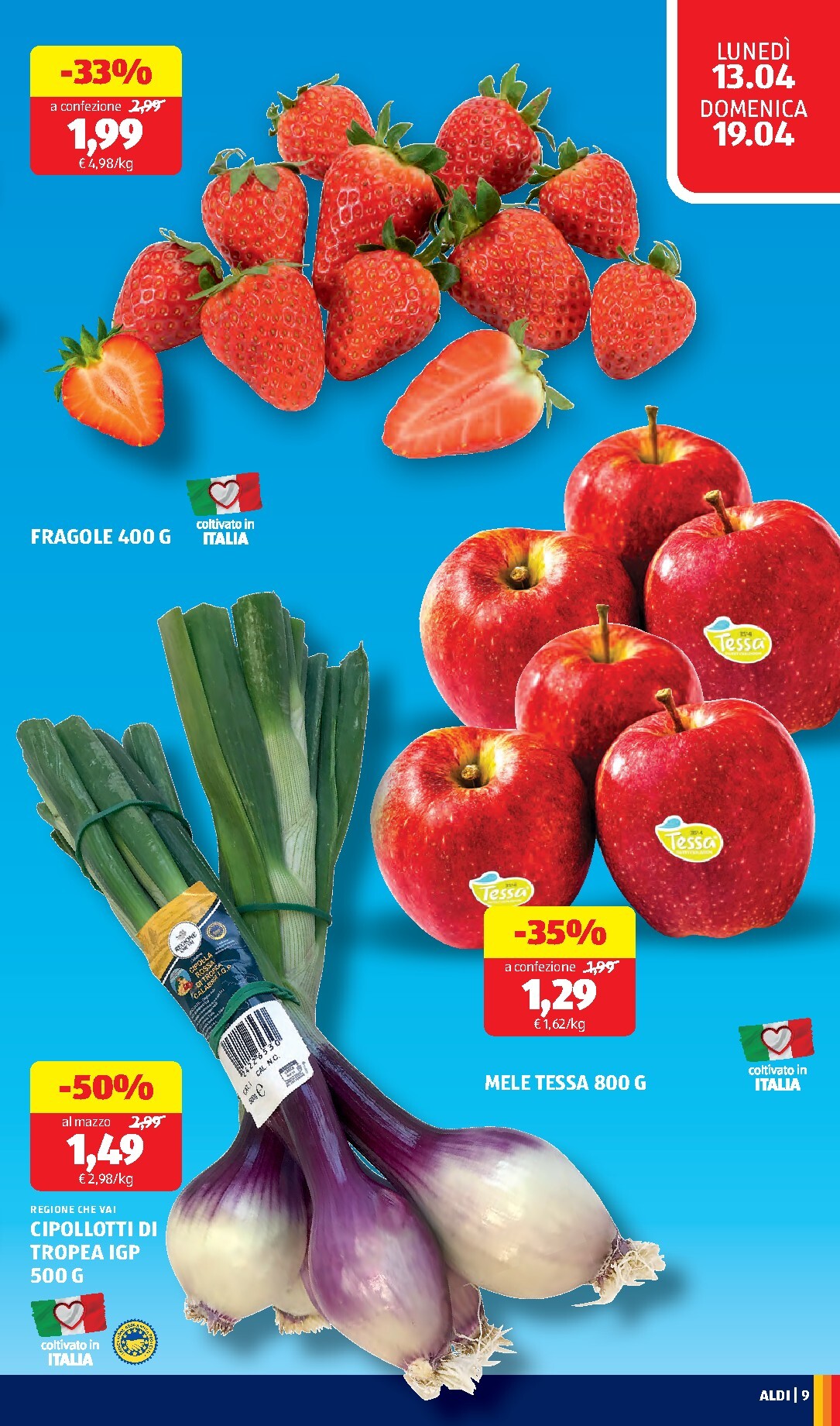 aldi - Volantino ALDI valido dal 13/04/2026 al 19/04/2026 - page: 9