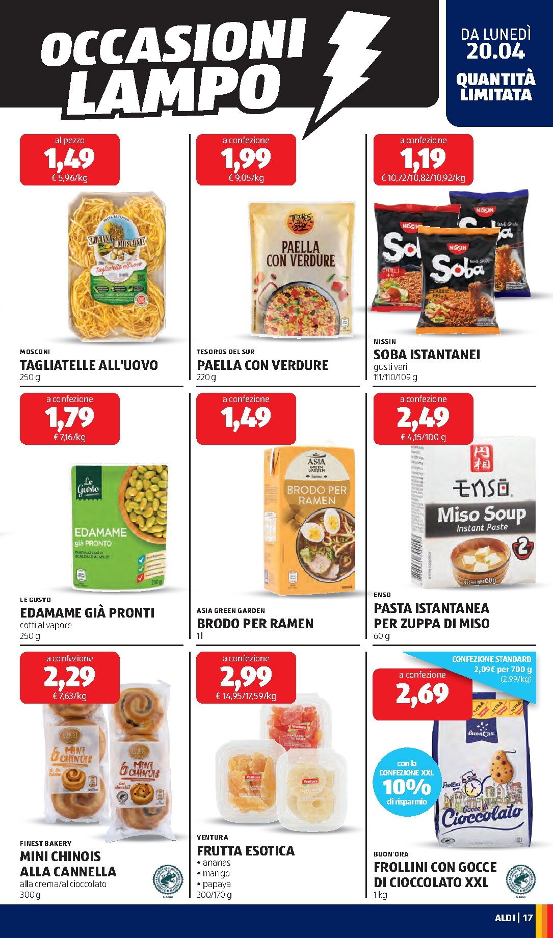 aldi - Volantino ALDI per la prossima settimana dal lunedì 20/04/2026 al domenica 26/04/2026 - page: 17