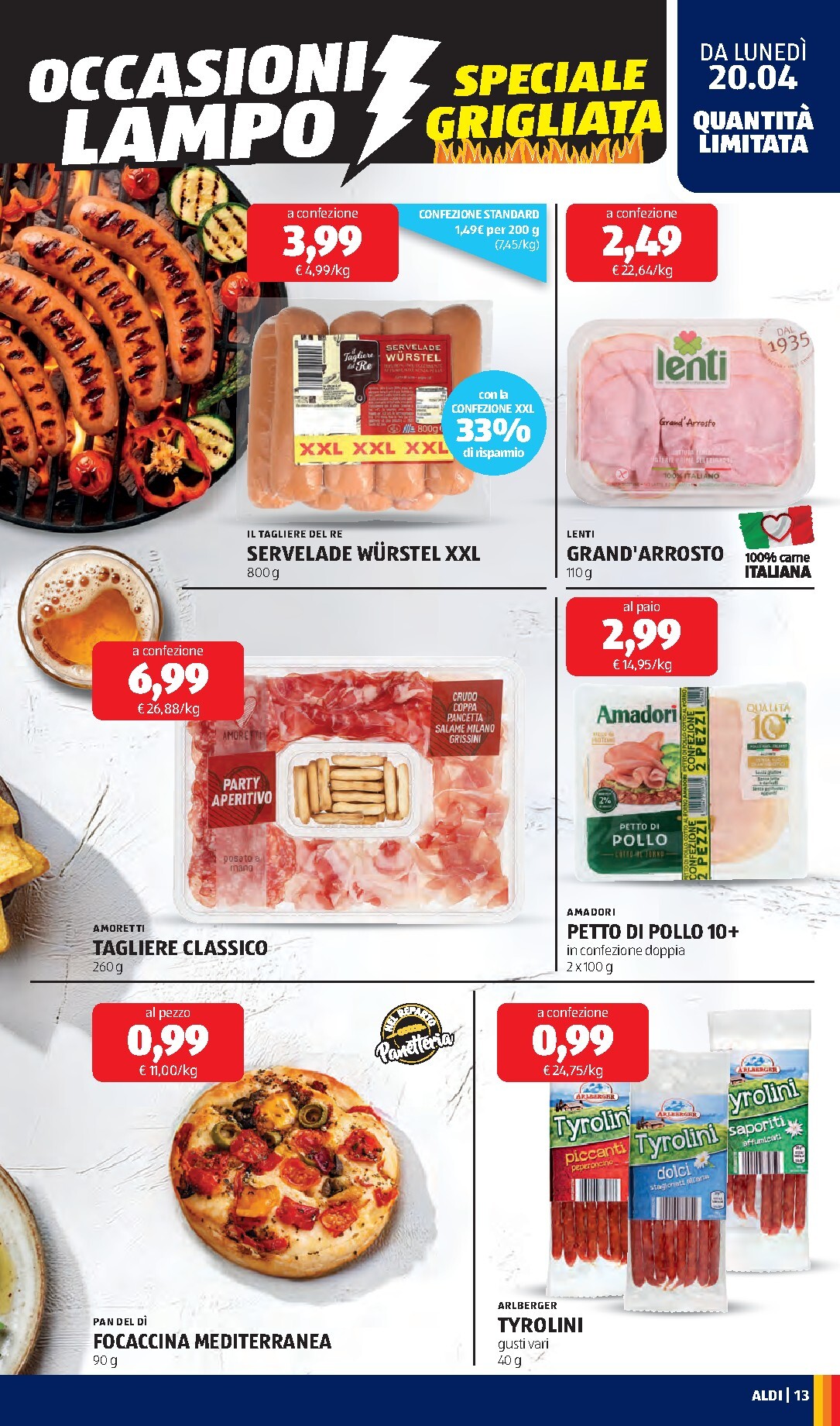 aldi - Volantino ALDI per la prossima settimana dal lunedì 20/04/2026 al domenica 26/04/2026 - page: 13