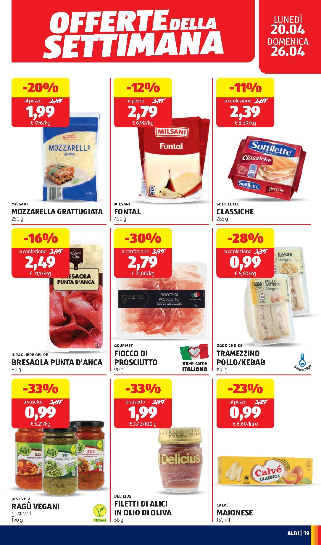 aldi - Volantino ALDI per la prossima settimana dal lunedì 20/04/2026 al domenica 26/04/2026 - page: 19