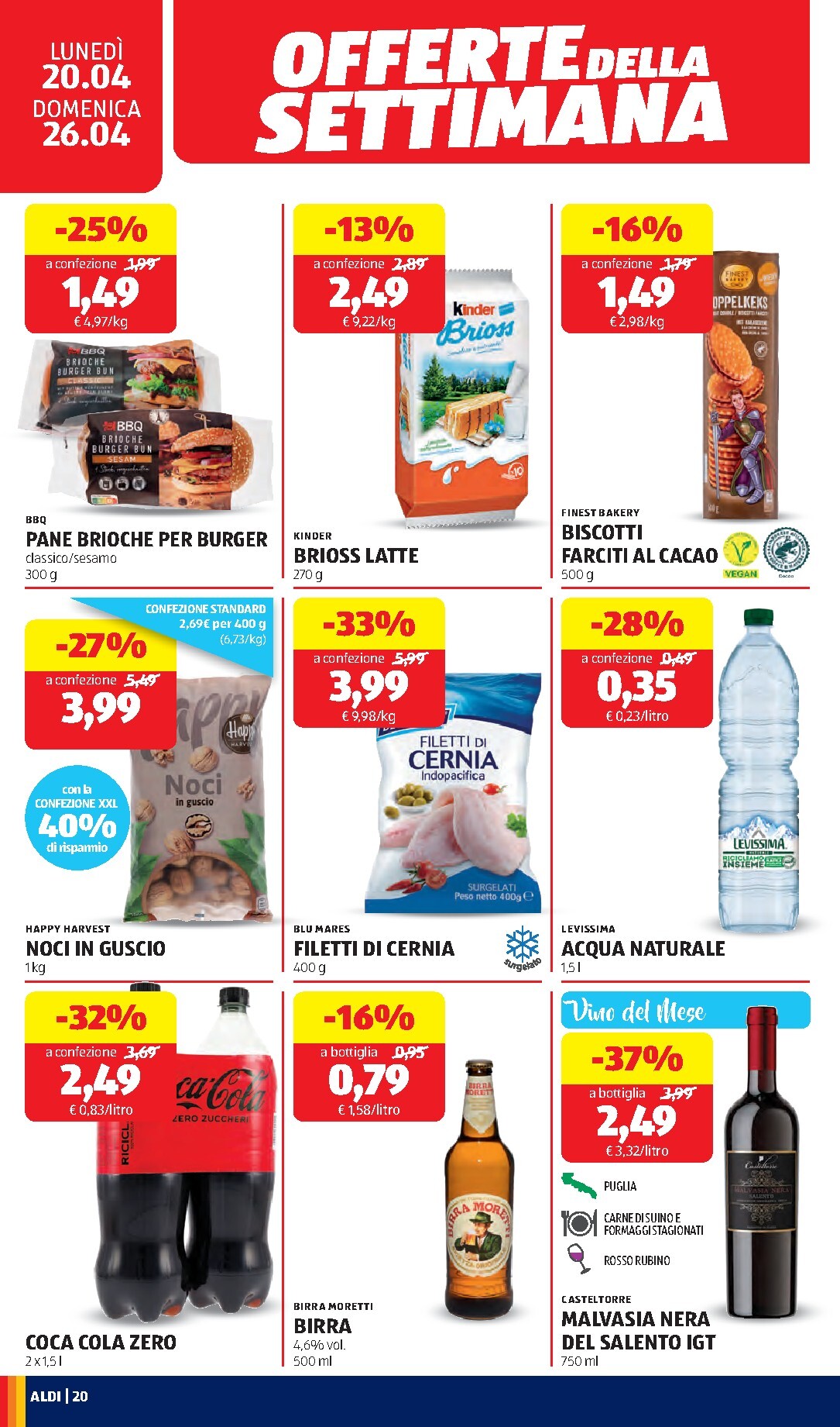 aldi - Volantino ALDI per la prossima settimana dal lunedì 20/04/2026 al domenica 26/04/2026 - page: 20