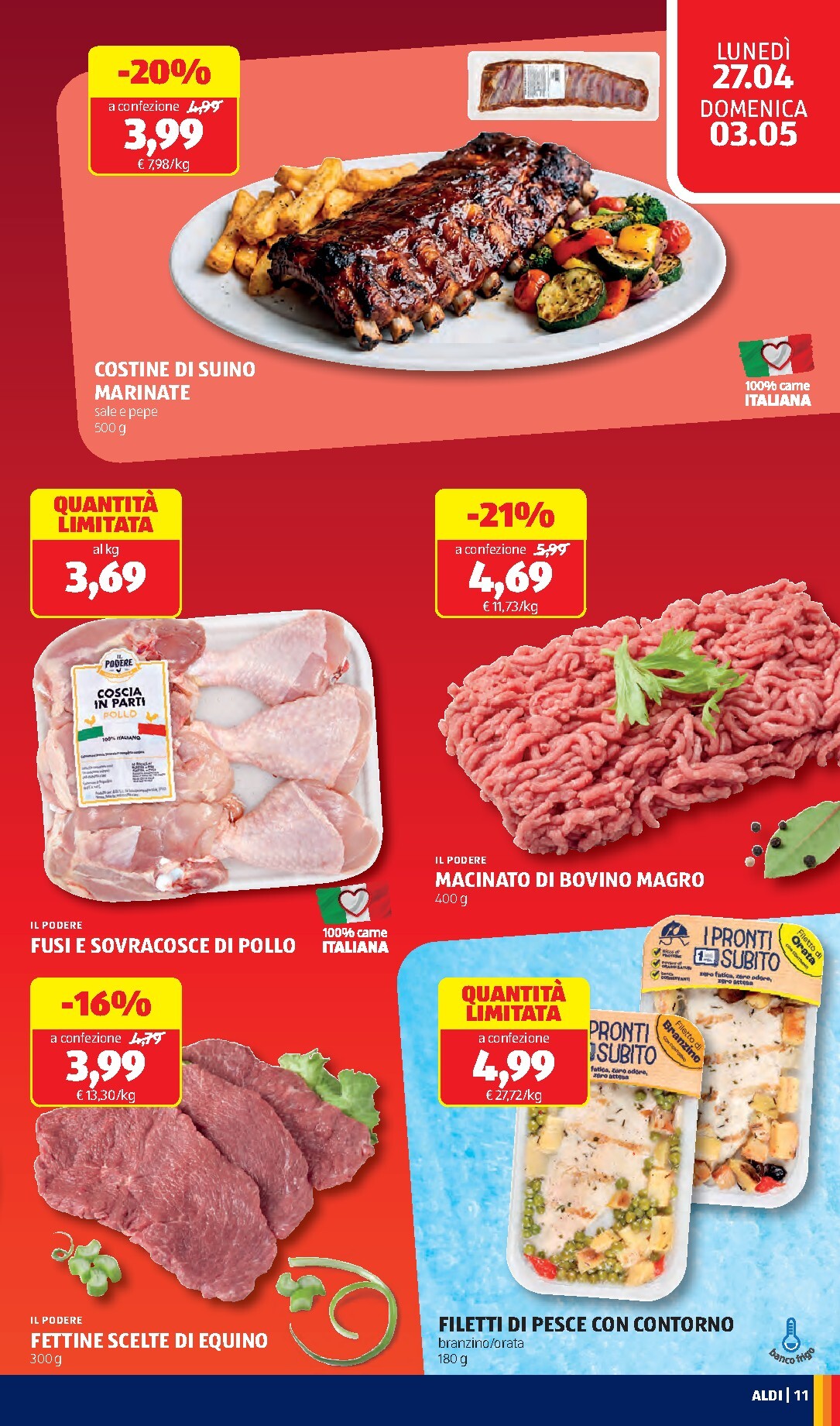 aldi - Volantino ALDI per la prossima settimana dal lunedì 27/04/2026 al domenica 03/05/2026 - page: 11