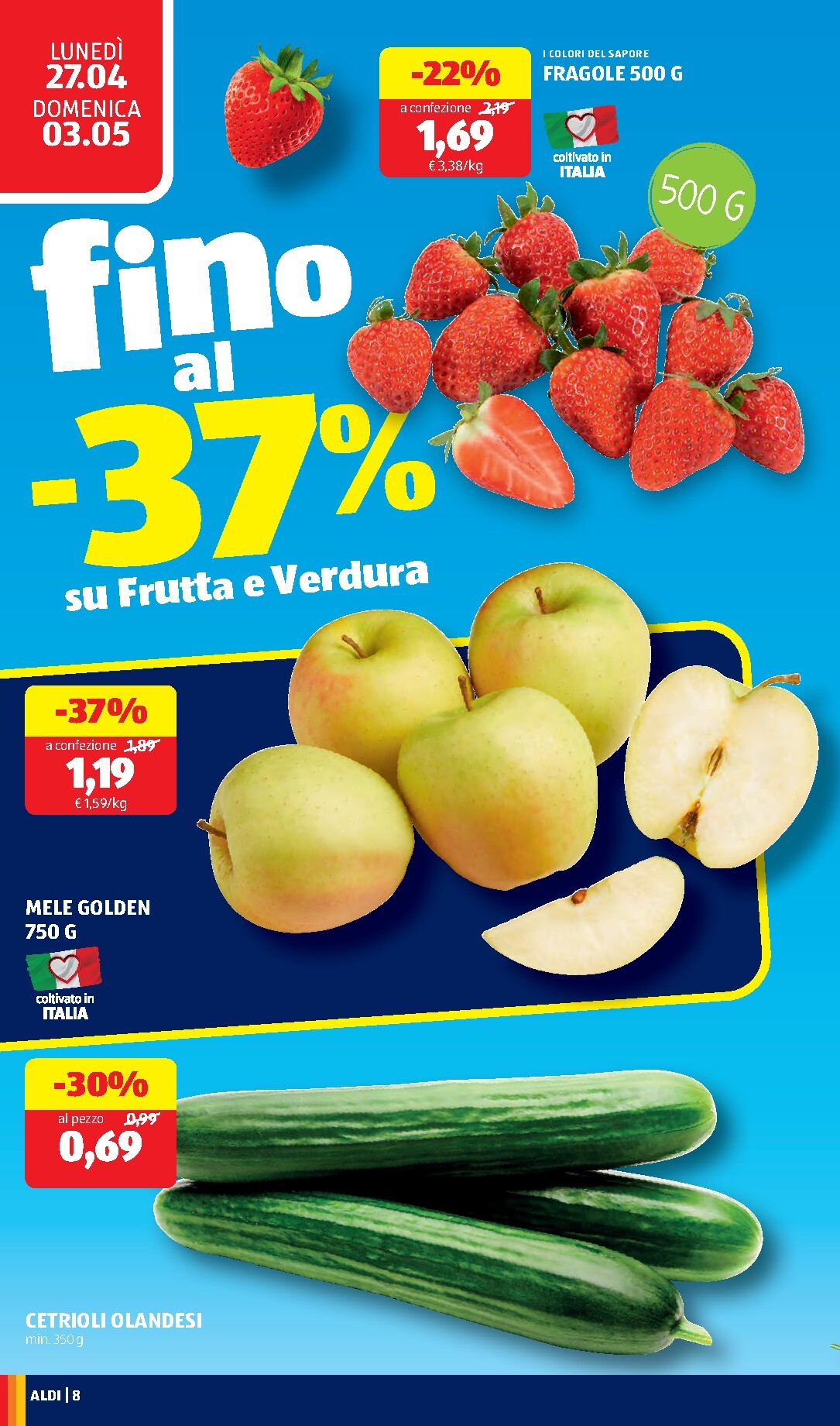 aldi - Volantino ALDI per la prossima settimana dal lunedì 27/04/2026 al domenica 03/05/2026 - page: 8