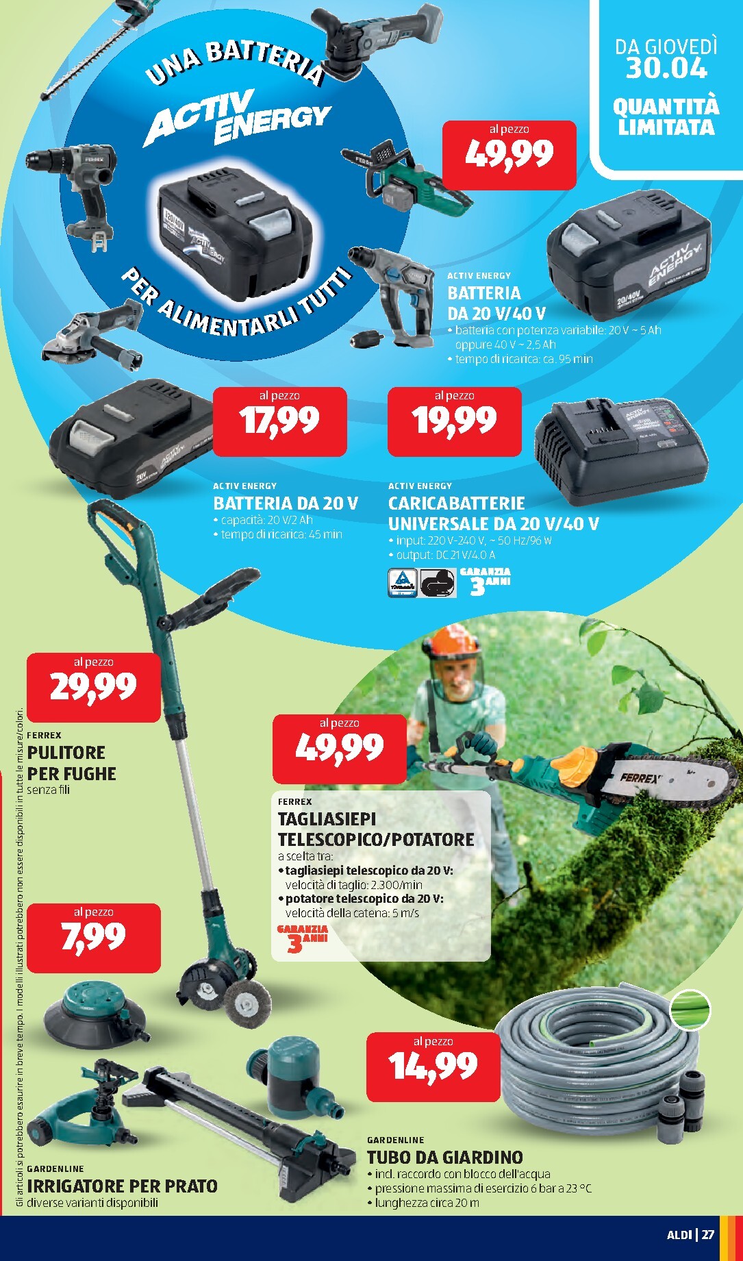 aldi - Volantino ALDI per la prossima settimana dal lunedì 27/04/2026 al domenica 03/05/2026 - page: 27